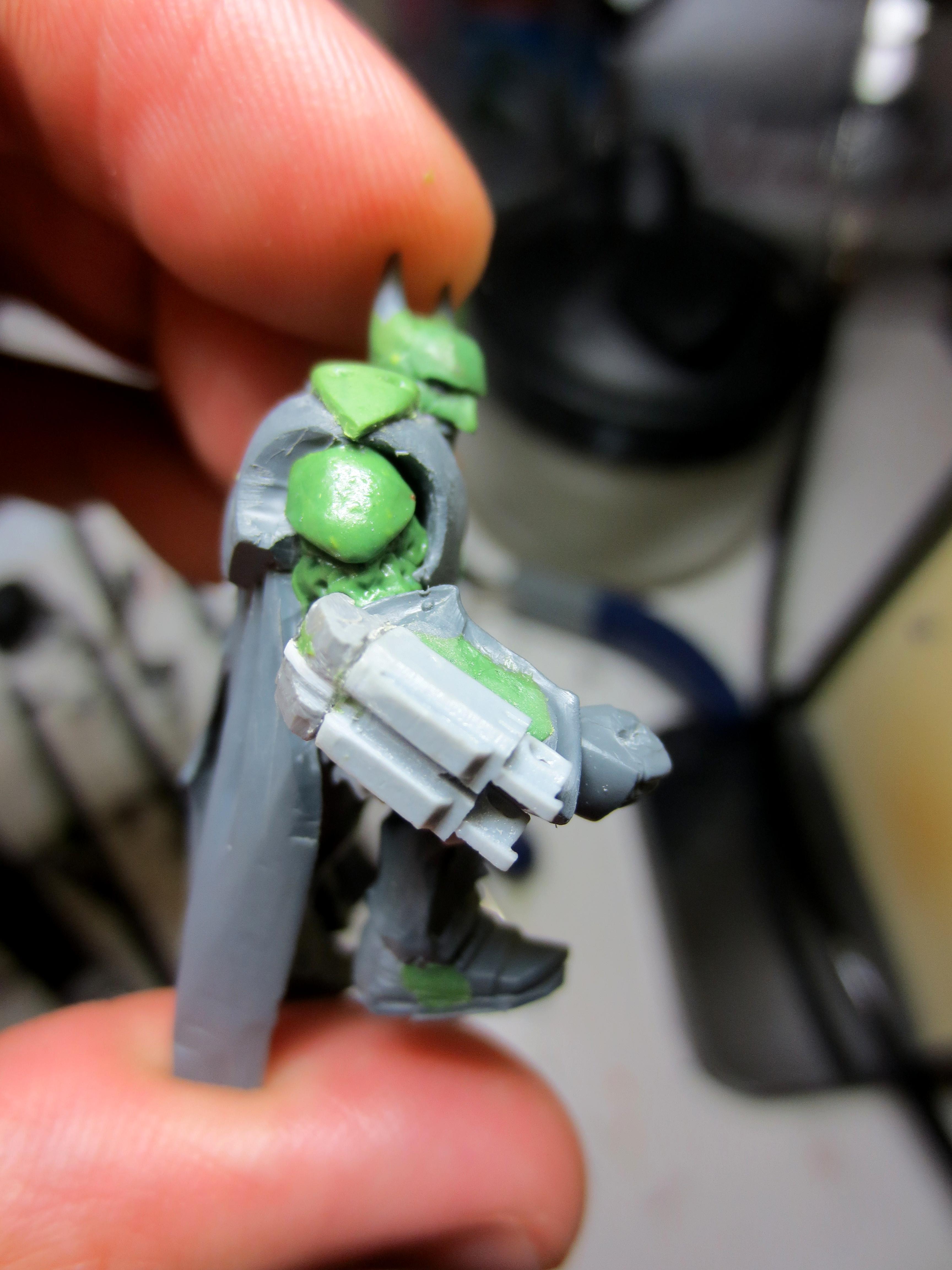 Batman, Conversion, Hunter, Inquisimunda, Inquisition, Inquisitor, Rogue, Warhammer 40,000, Work In Progress