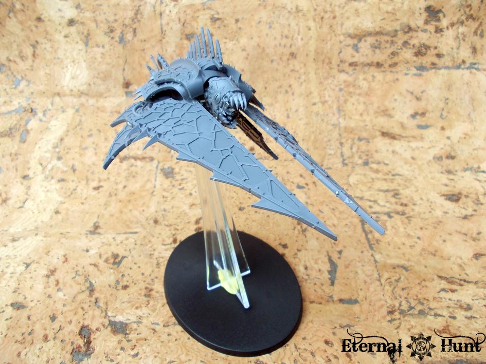 Chaos, Chaos Space Marines, Conversion, Fighter Jet, Flyer, Heldrake, Hellrazor, Khorne, Warhammer 40,000, Work In Progress, World Eaters
