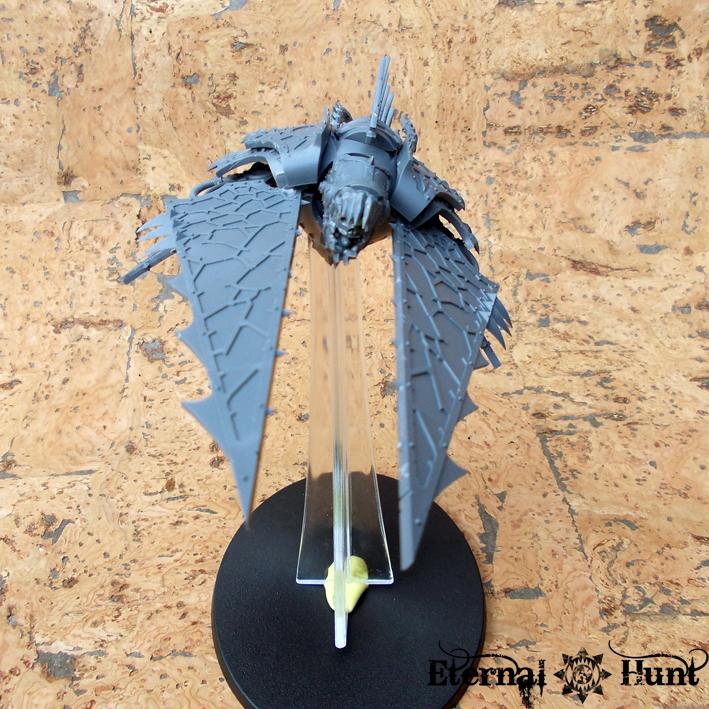 Chaos, Chaos Space Marines, Conversion, Fighter Jet, Flyer, Heldrake, Hellrazor, Khorne, Warhammer 40,000, Work In Progress, World Eaters