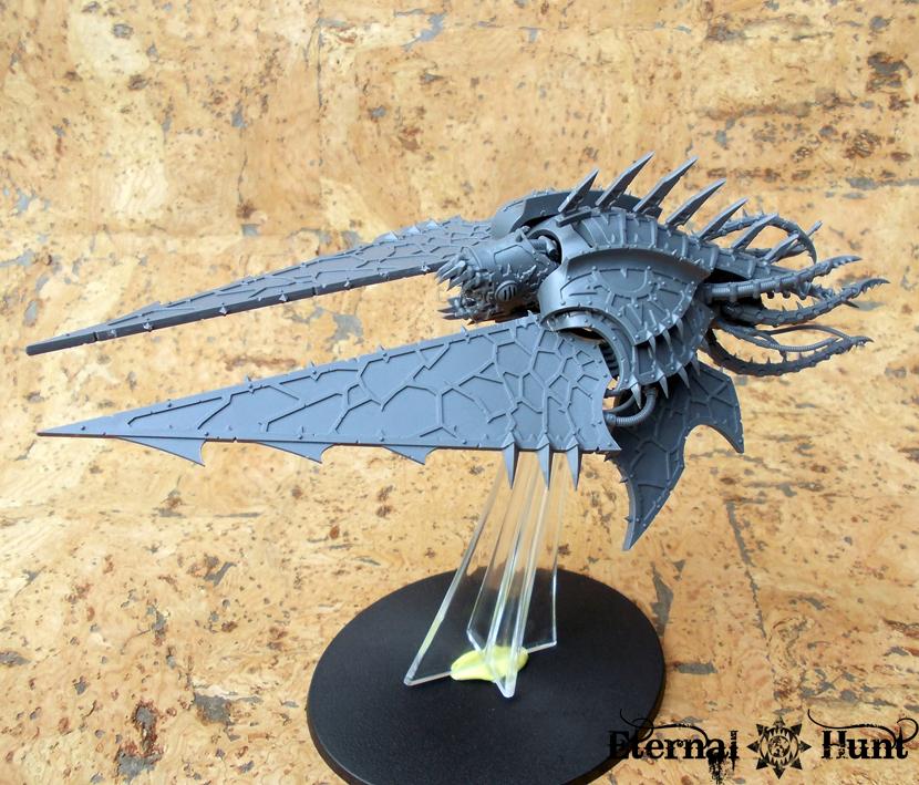 Chaos, Chaos Space Marines, Conversion, Fighter Jet, Flyer, Heldrake, Hellrazor, Khorne, Warhammer 40,000, Work In Progress, World Eaters