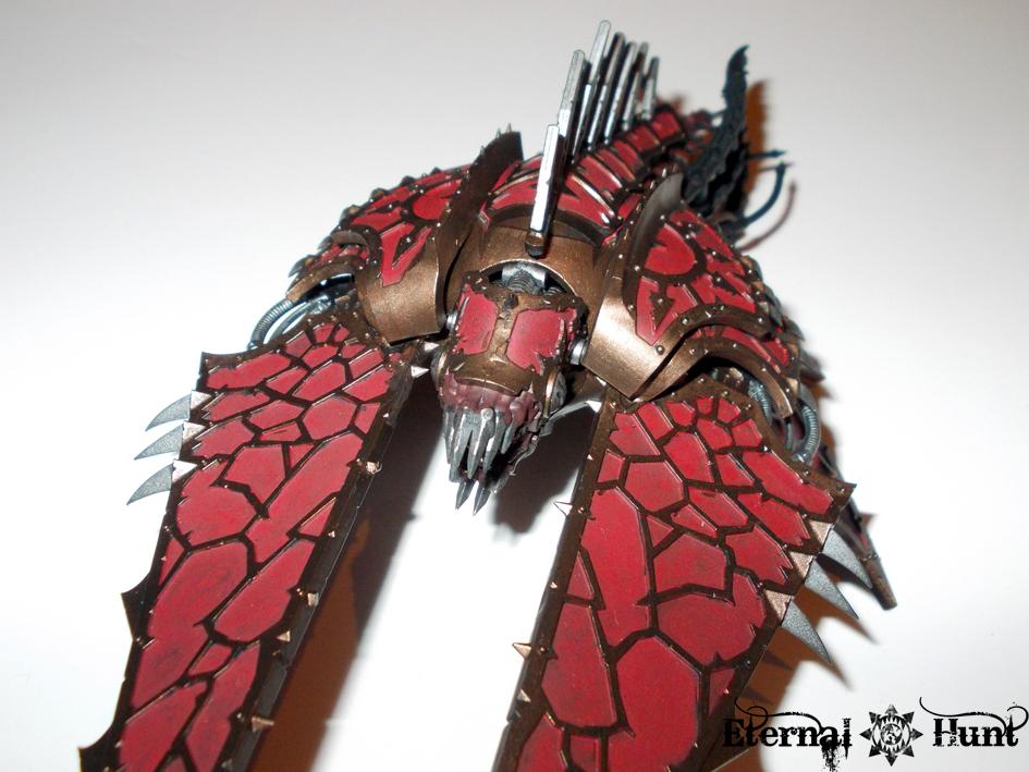 Chaos, Chaos Space Marines, Conversion, Fighter Jet, Flyer, Heldrake, Hellrazor, Khorne, Warhammer 40,000, Work In Progress, World Eaters