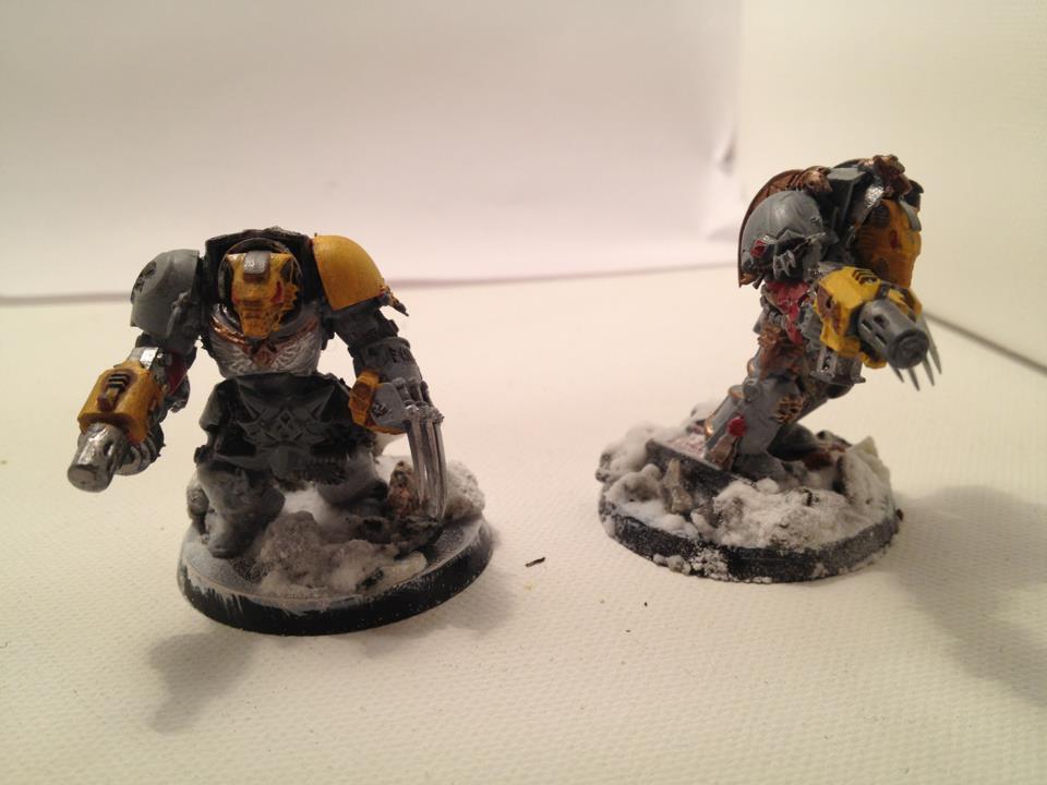 Combi-melta, Nogoodpainting, Space Wolves, Terminator Armor, Wolf Claw, Wolf Guard