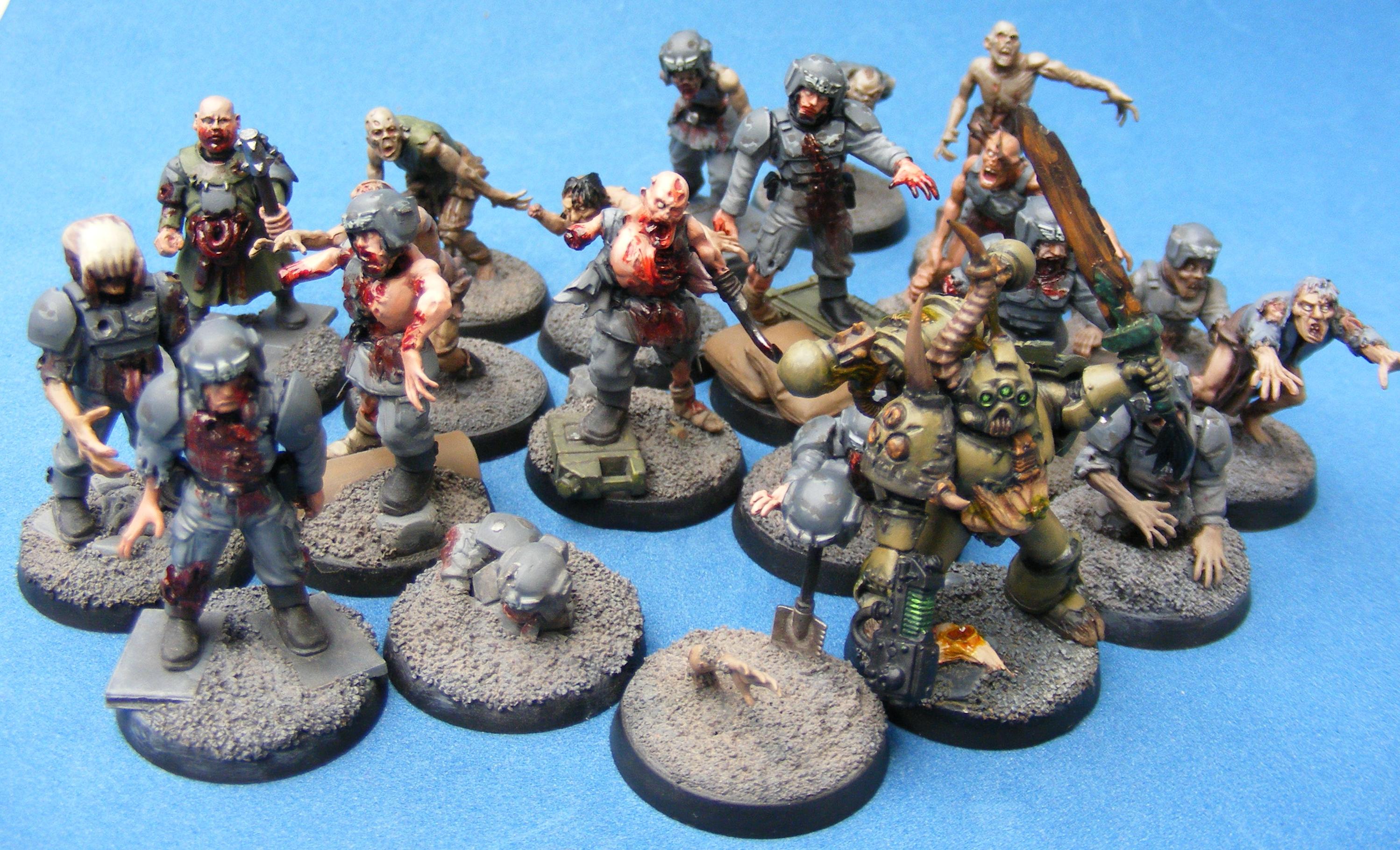Chaos, Nurgle, Warhammer 40,000, Zombie