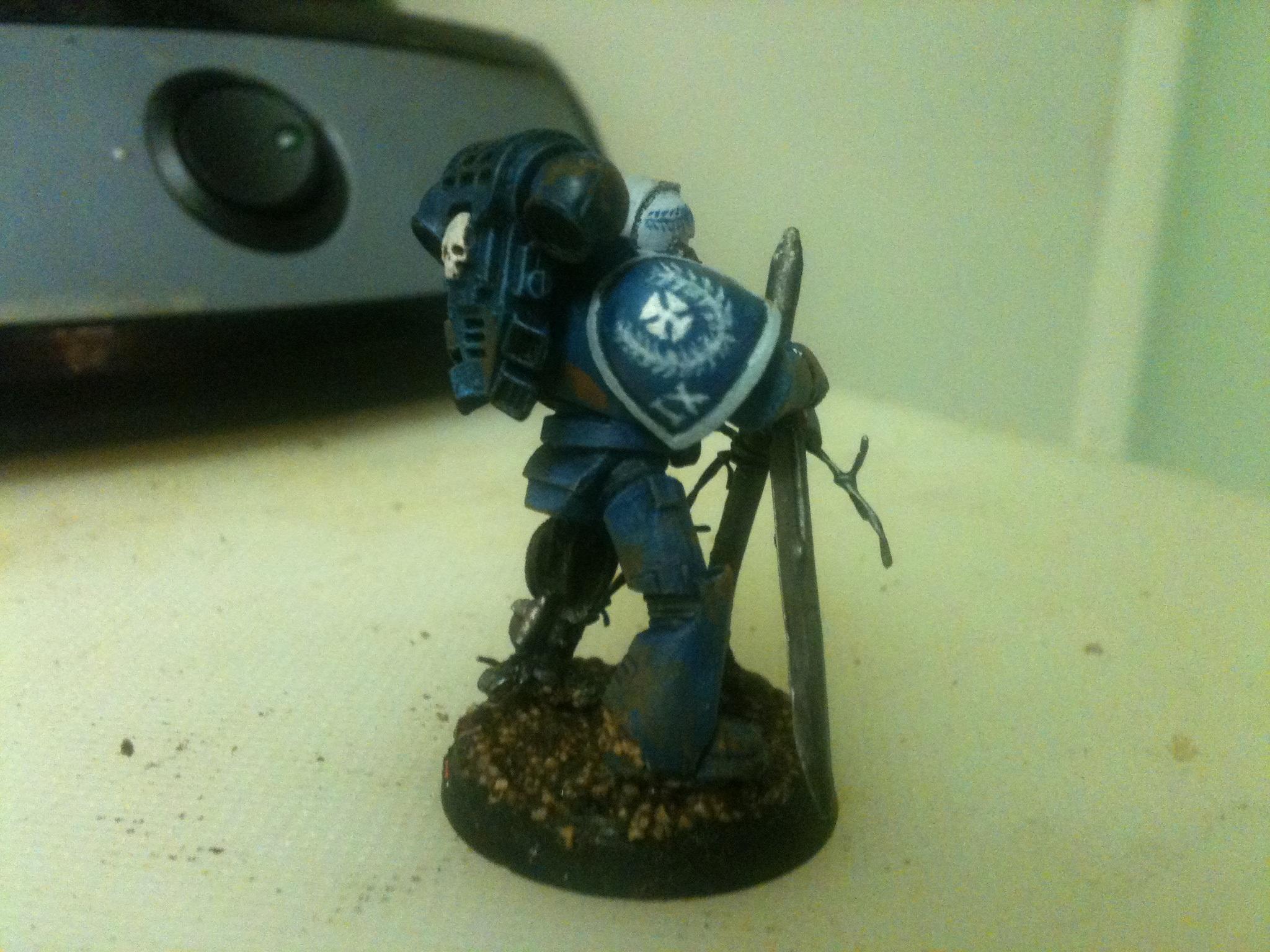 It is not allowing me to post multiple pictures at once but a view from his right with squad and veteran markings
