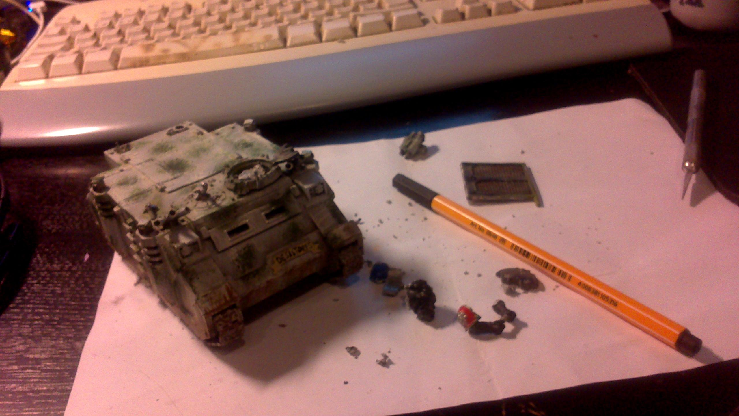 Conversion, Orcs, Orks, Rhino, Scratch, Space Marines