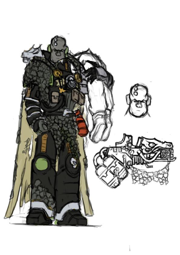 Concept, Deathwatch, Salamanders, Warhammer 40,000