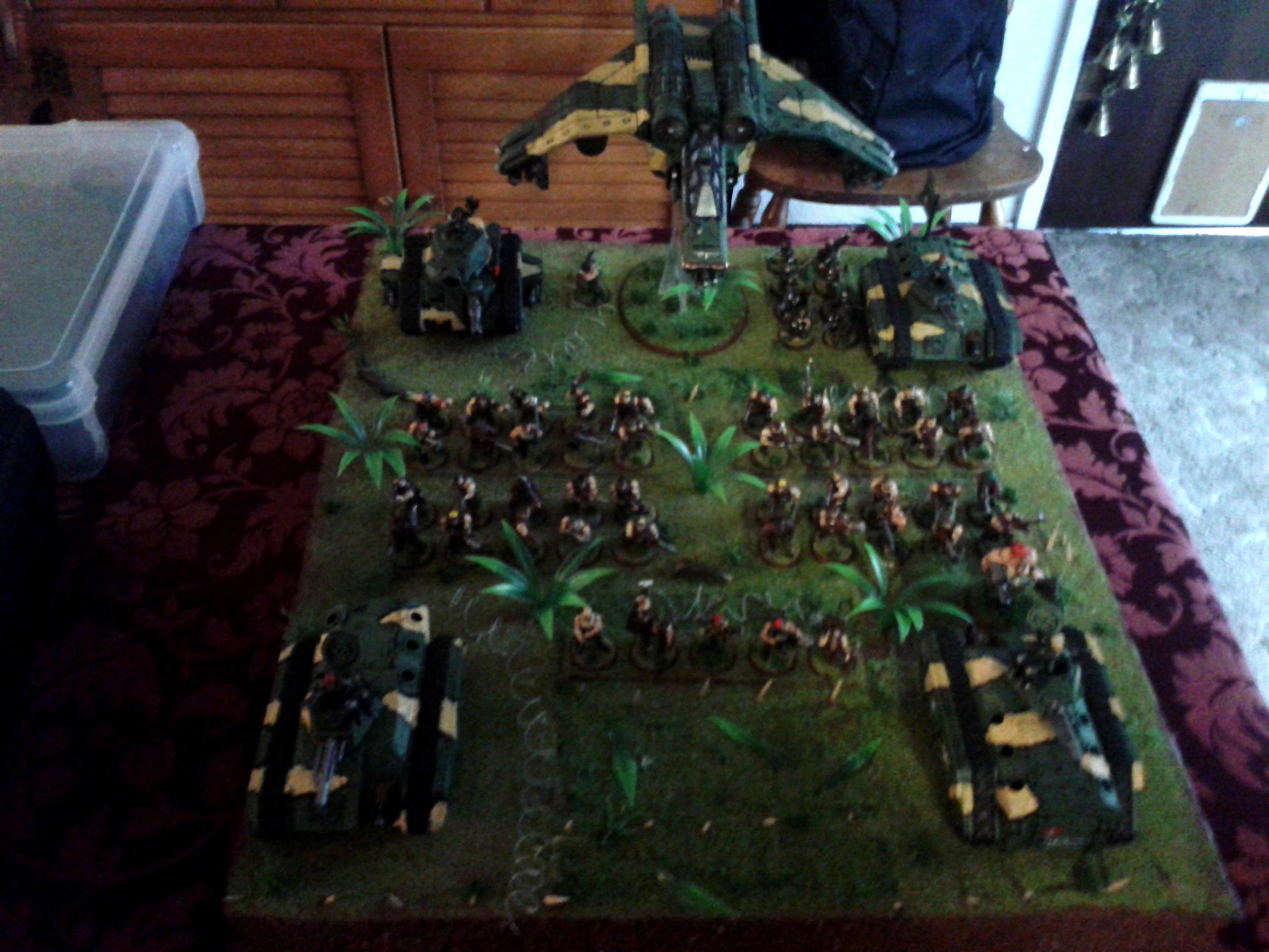Army, Catachan, Display Board, Imperial Guard