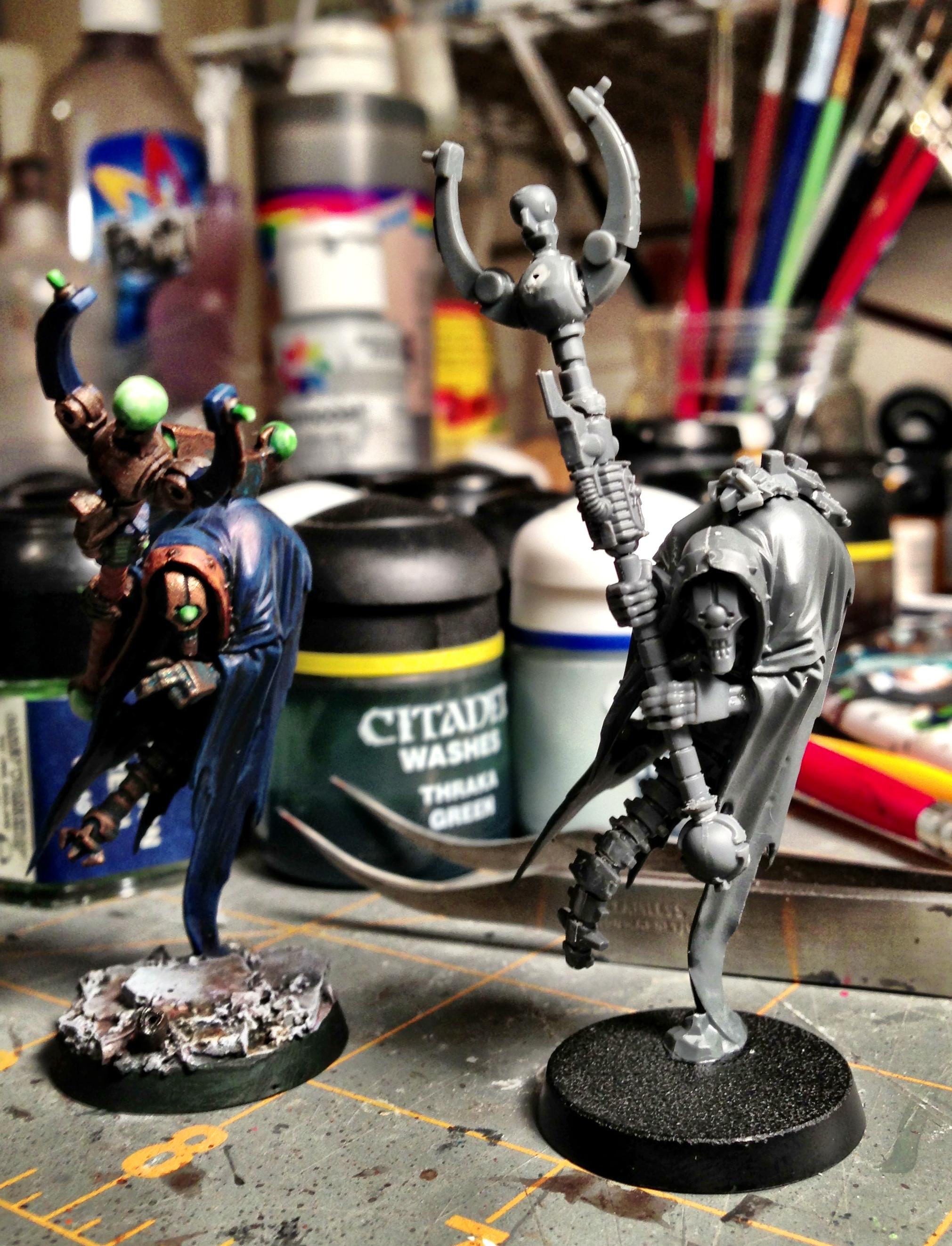 Conversion, Cryptek, Harbinger Of Despair, Necrons, Wraith