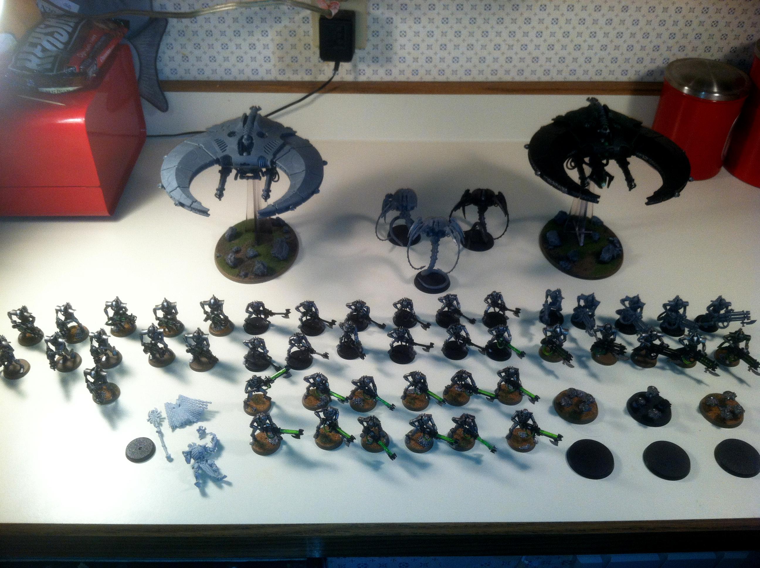 Gauss, Immortals, Imotekh, Necrons, Tesla, Warriors