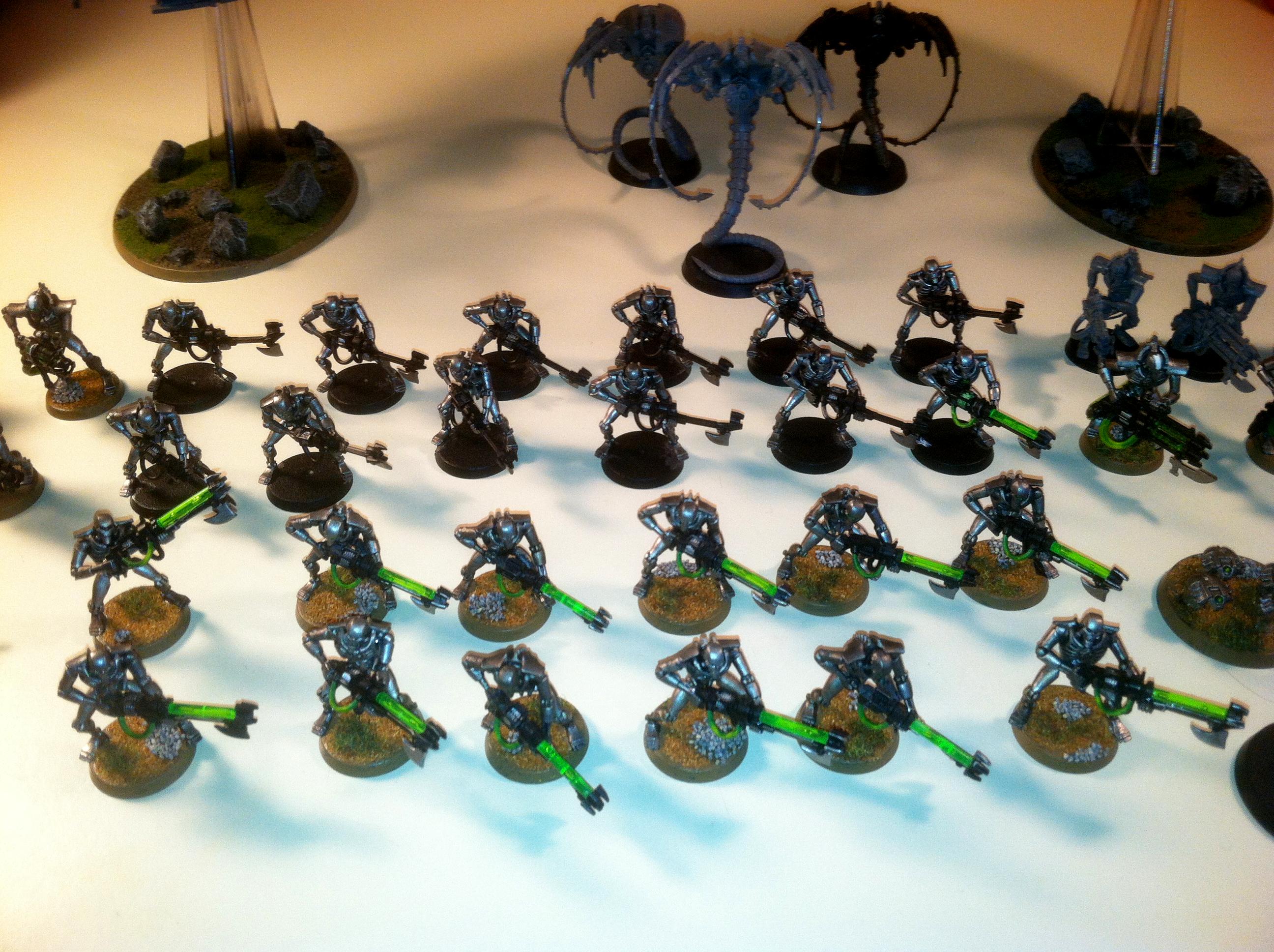 Gauss, Immortals, Imotekh, Necrons, Tesla, Warriors