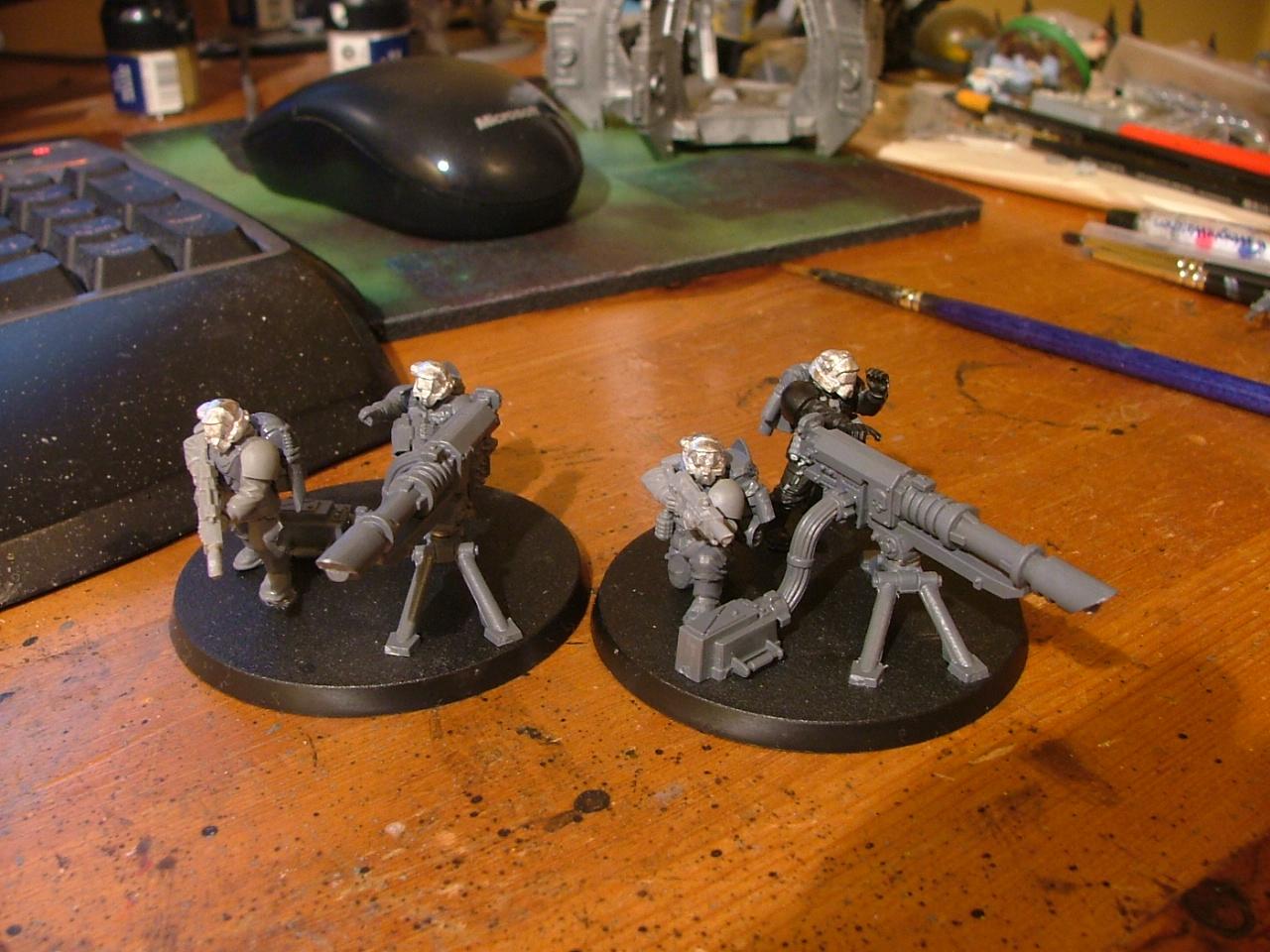 Magnetized heavy weapons teams