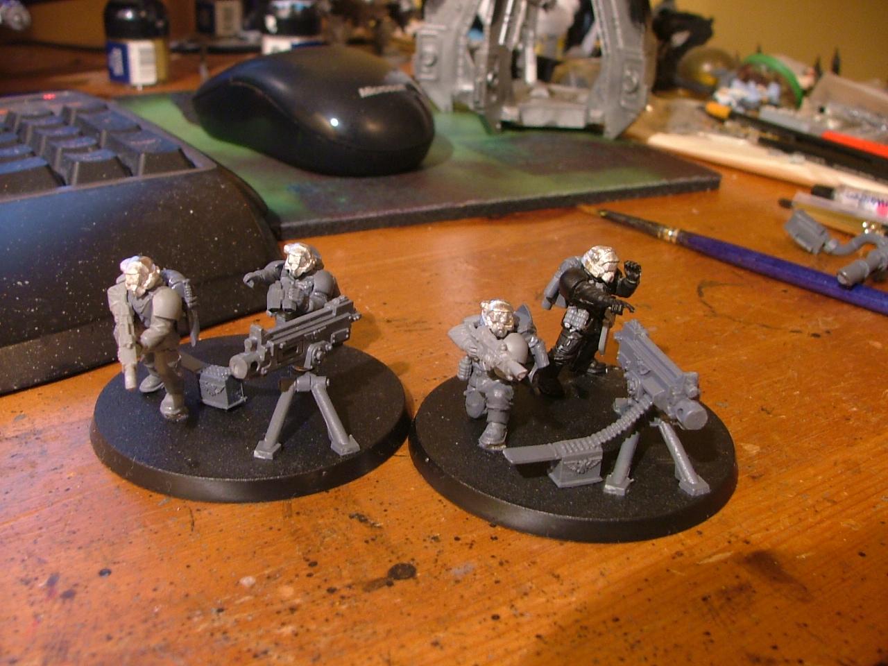 Magnetized heavy weapons teams