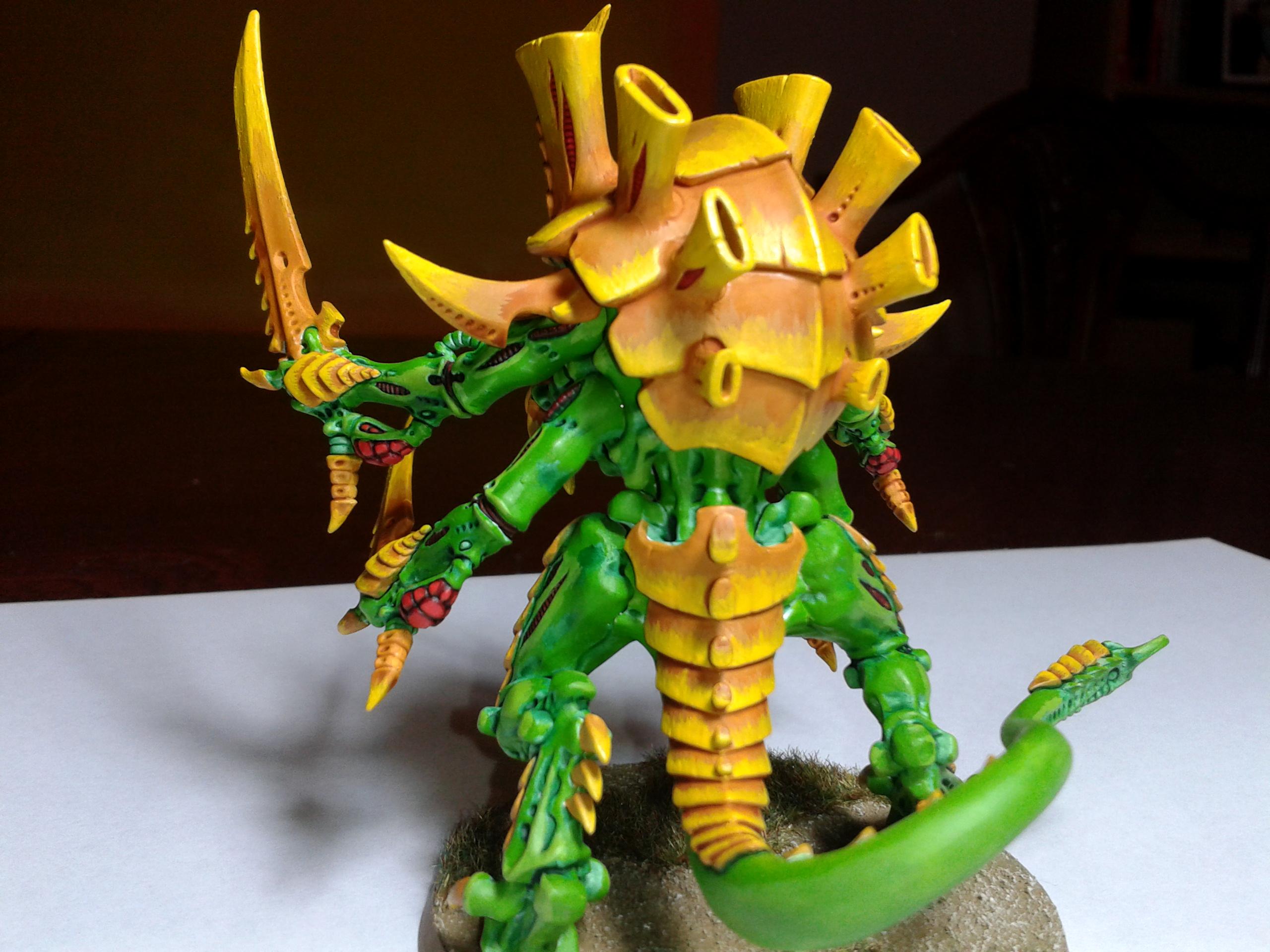 Green, Swarmlord, Tty, Tyranids, Yellow