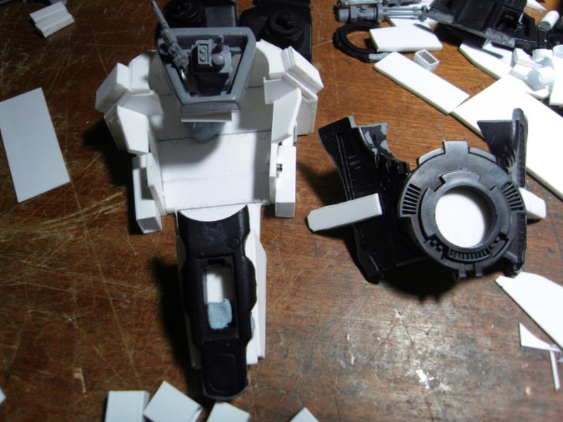 Battlesuit, Conversion, Empire, Heavy, Mech, Plasticard, Scratch Build, Tau, Titan, Titian, Uber Suit, Walker, Warhammer 40,000, Warhammer Fantasy, Work In Progress