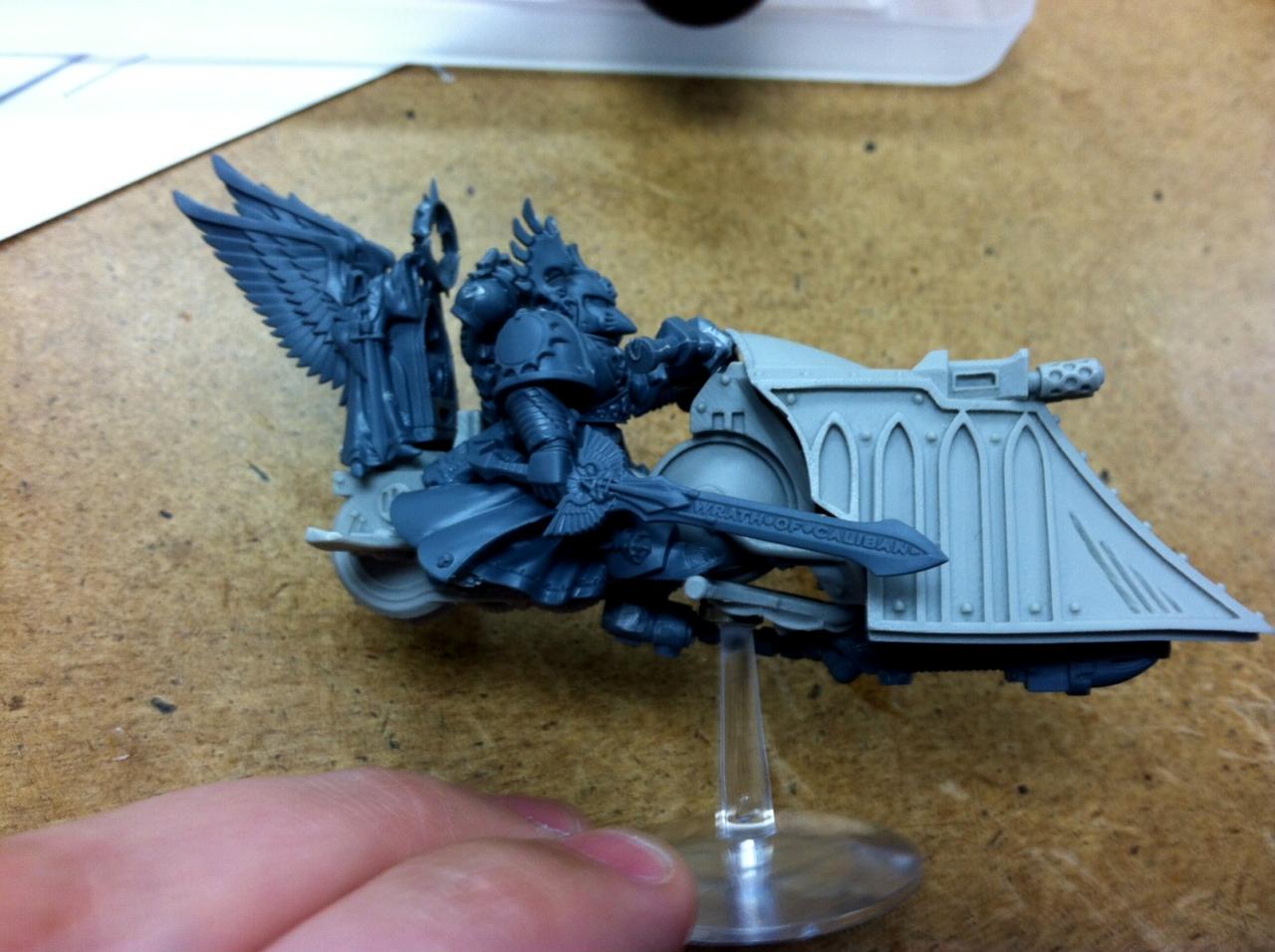 Conversion, Counts As, Dark Angels, Gothic, Jetbike, Maxmini, Sammael