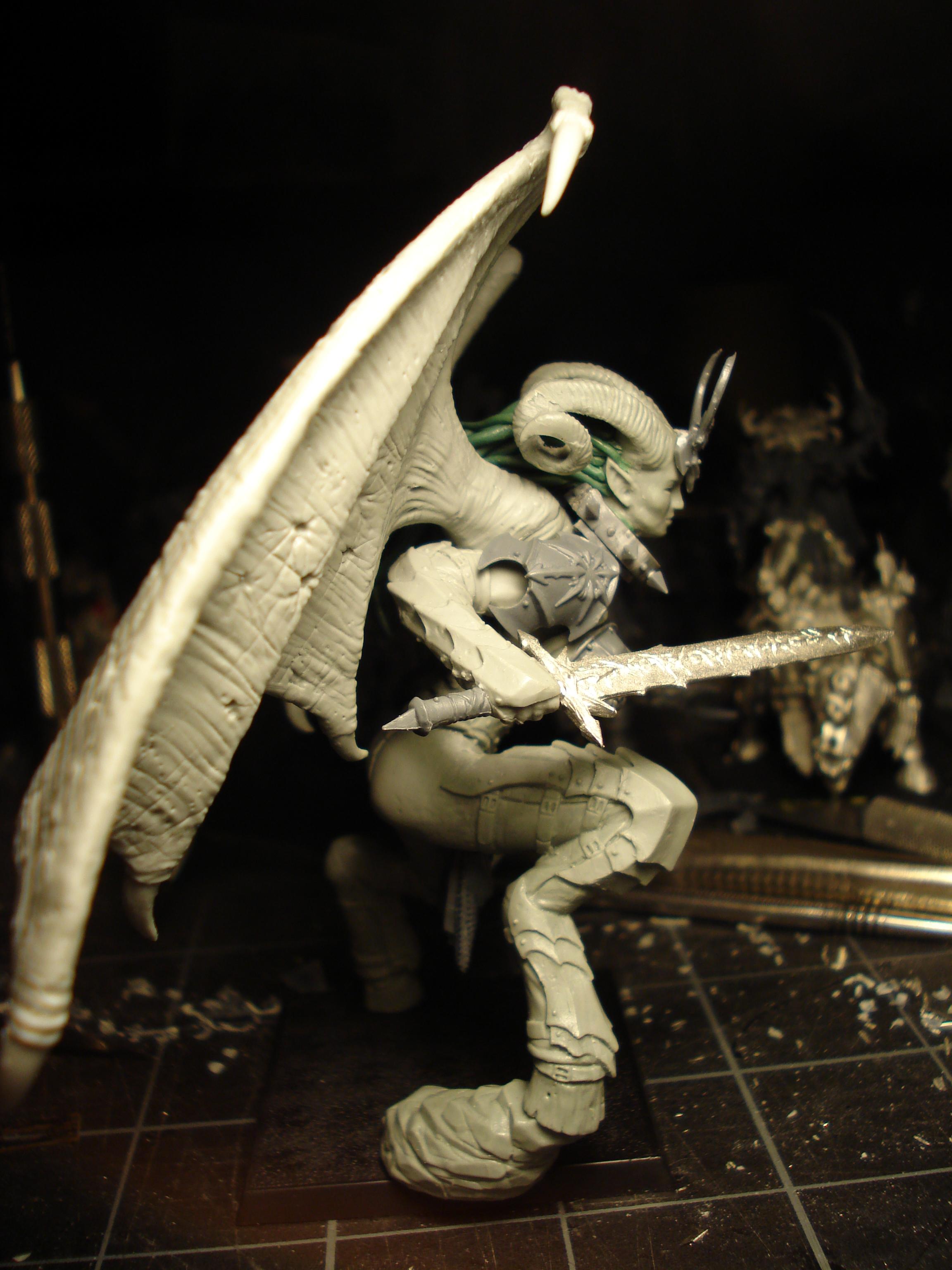 Armor, Daemon Prince, Khorne, Pleasure Demon, Swords, Ultraforge, Warriors Of Chaos, Winged