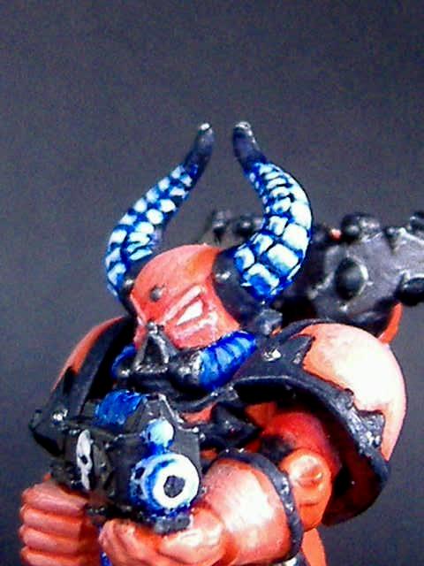 Chaos, Chaos Space Marines, Komodo, Orange, Pyre, Reptile, Salamander