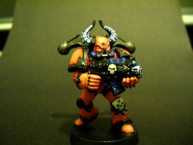 Chaos, Chaos Space Marines, Komodo, Orange, Pyre, Reptile, Salamander
