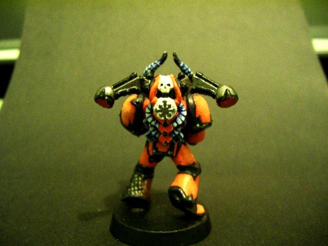 Chaos, Chaos Space Marines, Komodo, Orange, Pyre, Reptile, Salamander