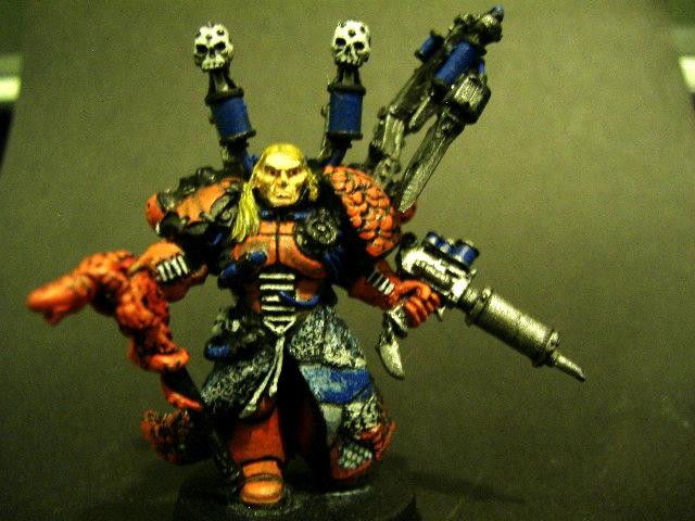 Chaos, Chaos Space Marines, Komodo, Orange, Pyre, Reptile, Salamander