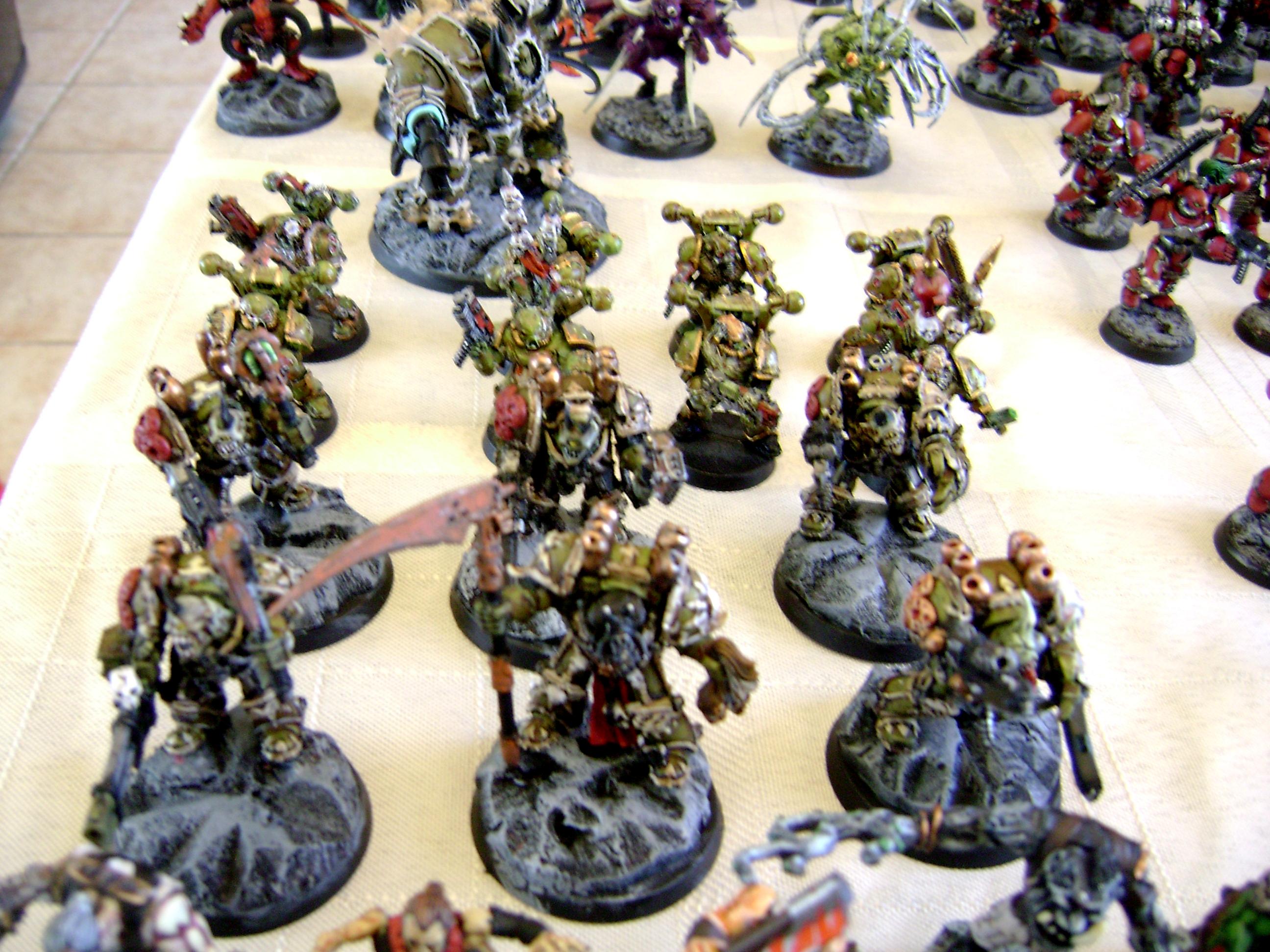 Chaos, Death Guard, Plague Marines, Terminator Armor