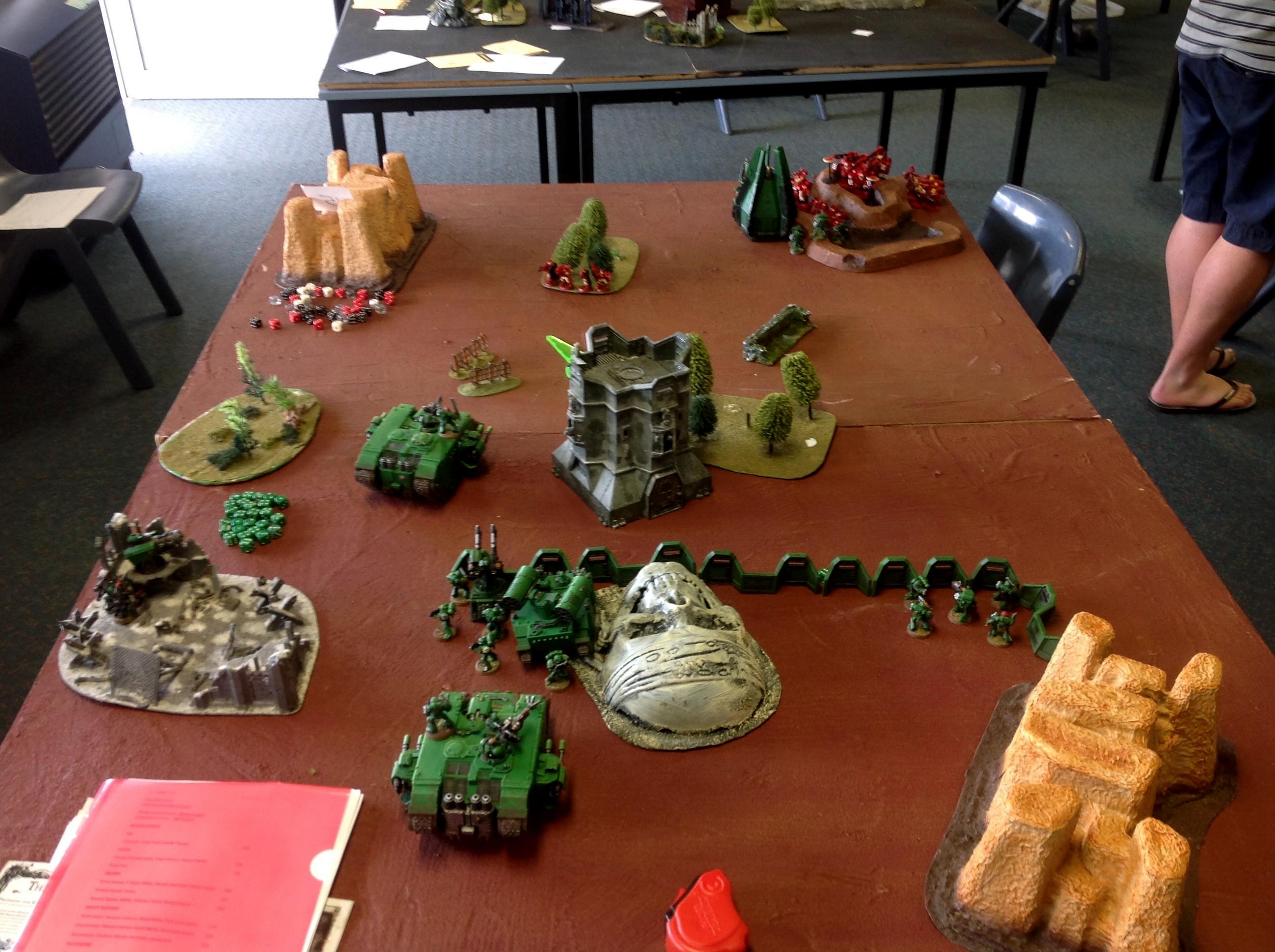 Battle Report, Salamanders, Terrain, Warhammer 40,000