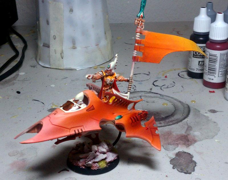 Eldar, Farseer, Jetbike, Venom, Work In Progress