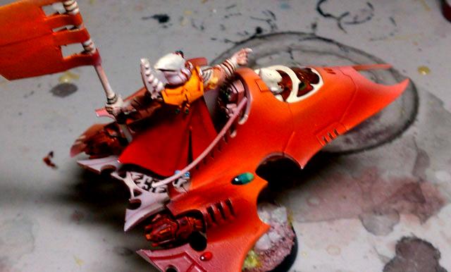Eldar, Farseer, Jetbike, Venom, Work In Progress