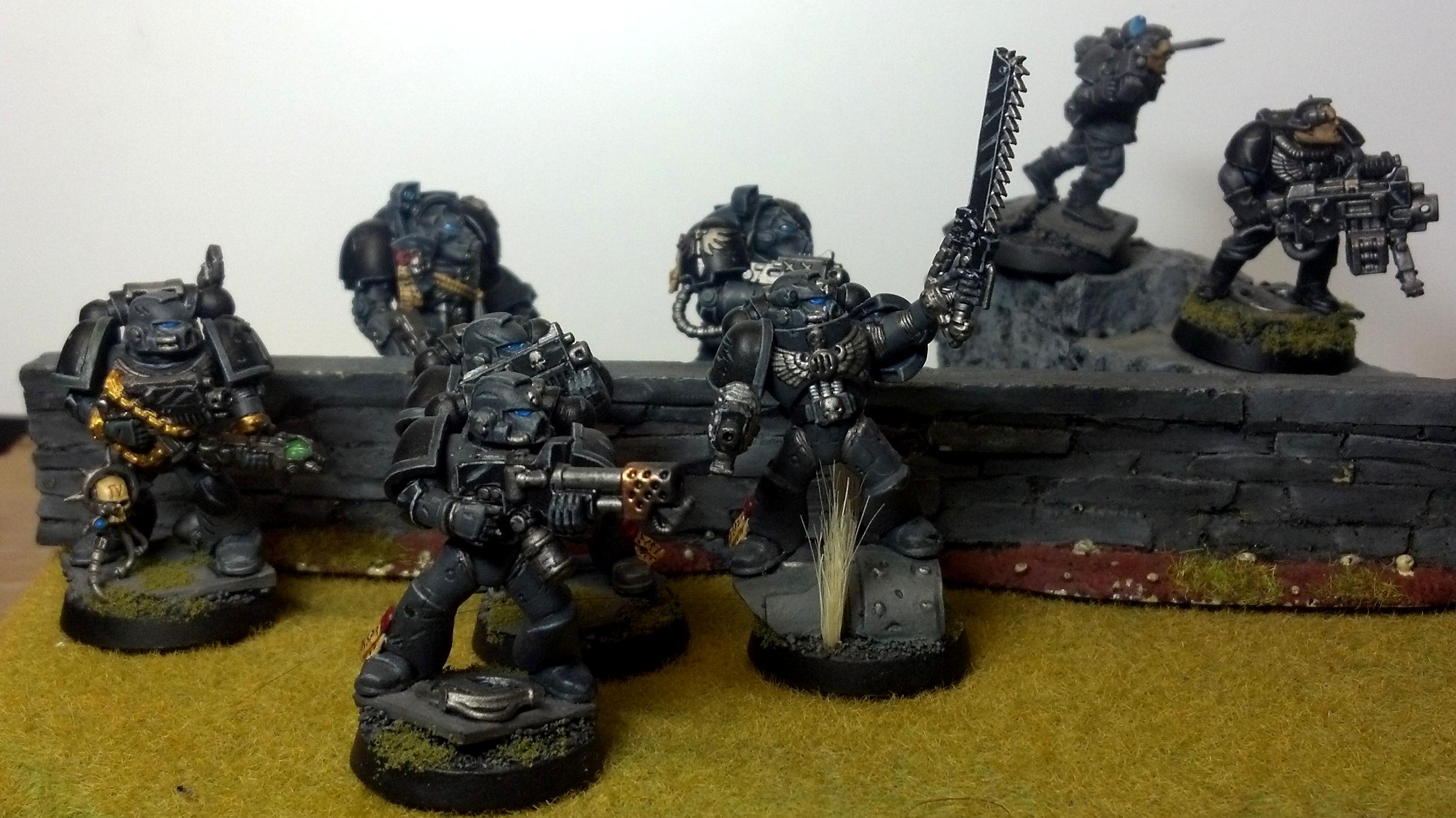 Space Marines, Tactical Squad, Terminator Armor, Warhammer 40,000