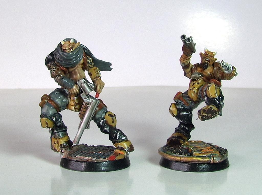 Beast, Beastmen, Gang, Ganger, Heavy, Juvies, Leader, Mercenary, Metal, Necromunda, Shotgun, Ungor, Ungrol, Warhammer 40,000