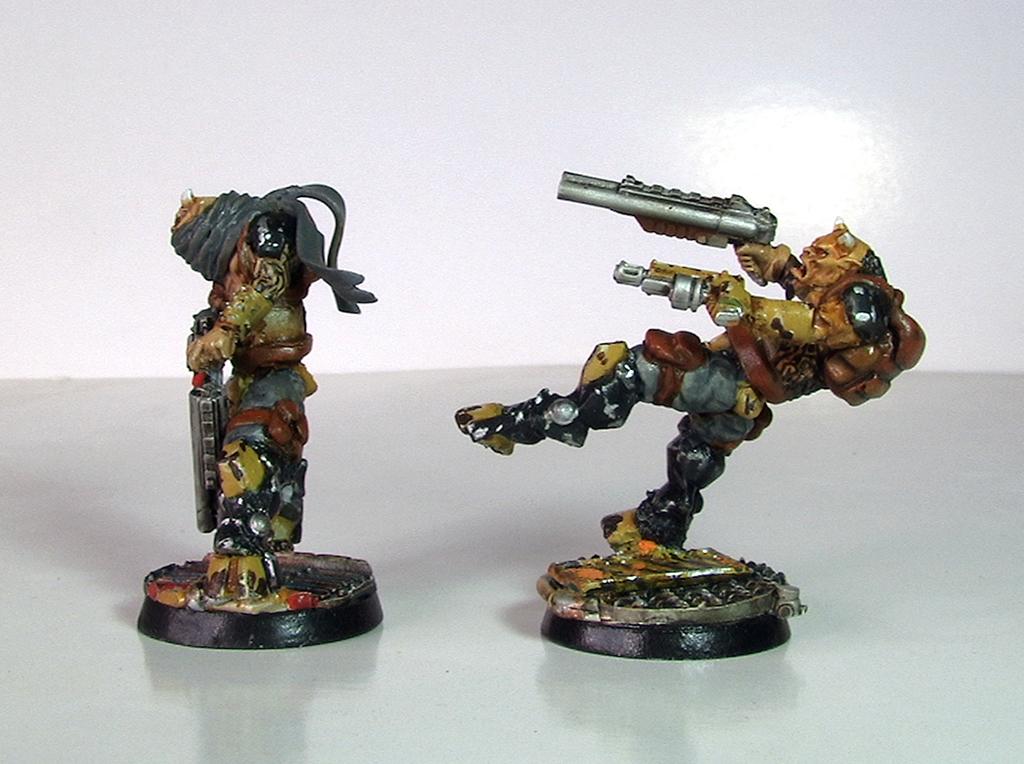 Beast, Beastmen, Gang, Ganger, Heavy, Juvies, Leader, Mercenary, Metal, Necromunda, Shotgun, Ungor, Ungrol, Warhammer 40,000