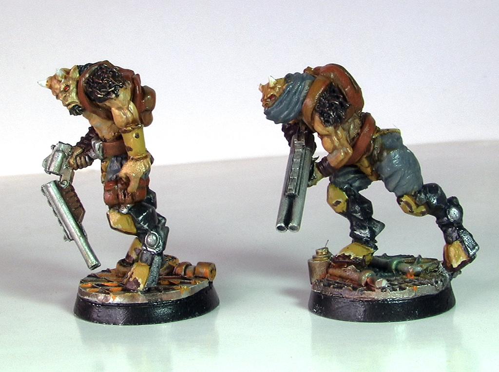 Beast, Beastmen, Gang, Ganger, Heavy, Juvies, Leader, Mercenary, Metal, Necromunda, Shotgun, Ungor, Ungrol, Warhammer 40,000