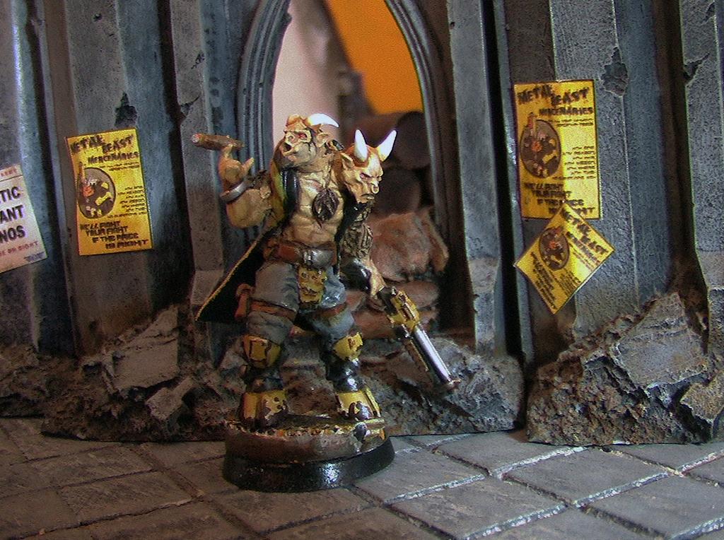 Beast, Beastmen, Gang, Ganger, Heavy, Juvies, Leader, Mercenary, Metal, Necromunda, Shotgun, Ungor, Ungrol, Warhammer 40,000