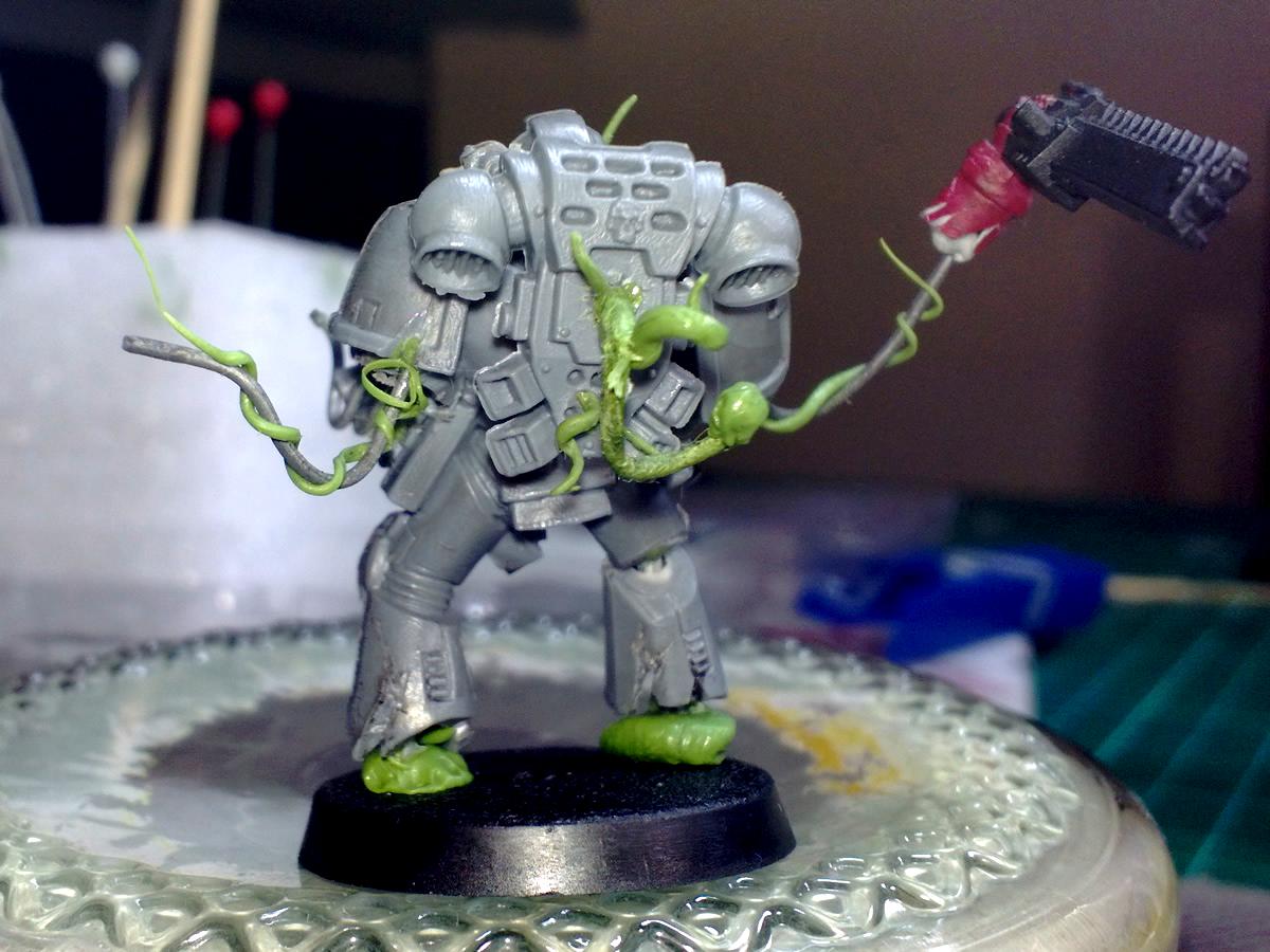 Modelling, Possessed, Space Marines, Warhammer 40,000, Work In Progress