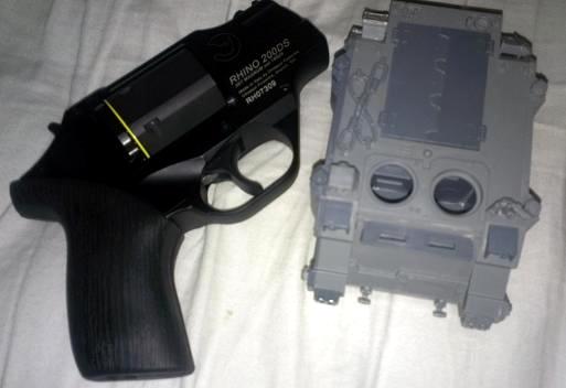 Rhino and Gun