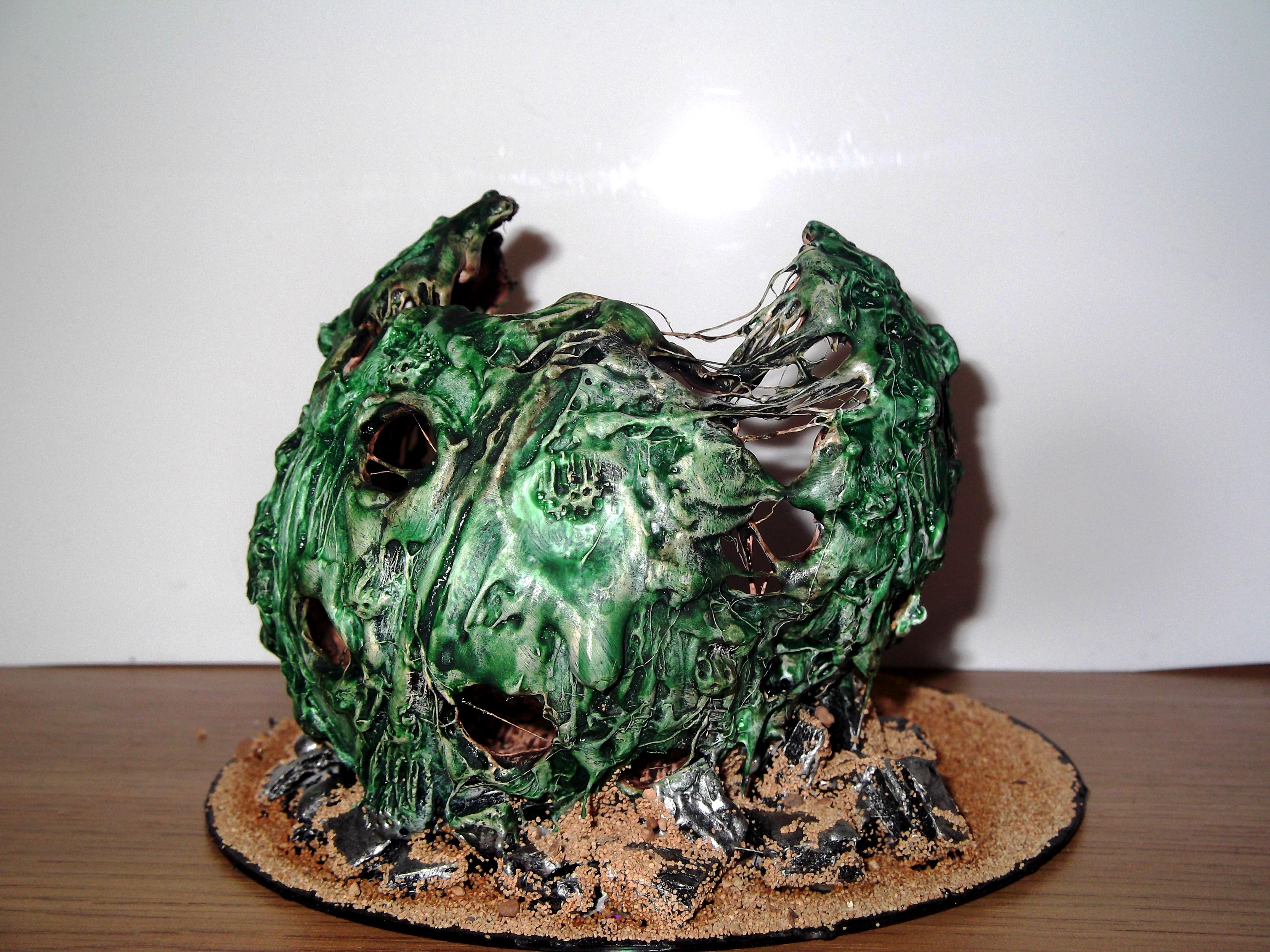Conversion, Drop Pod, Gaunts, Mycetic Spore, Scratch Build, Tyranids, Washed
