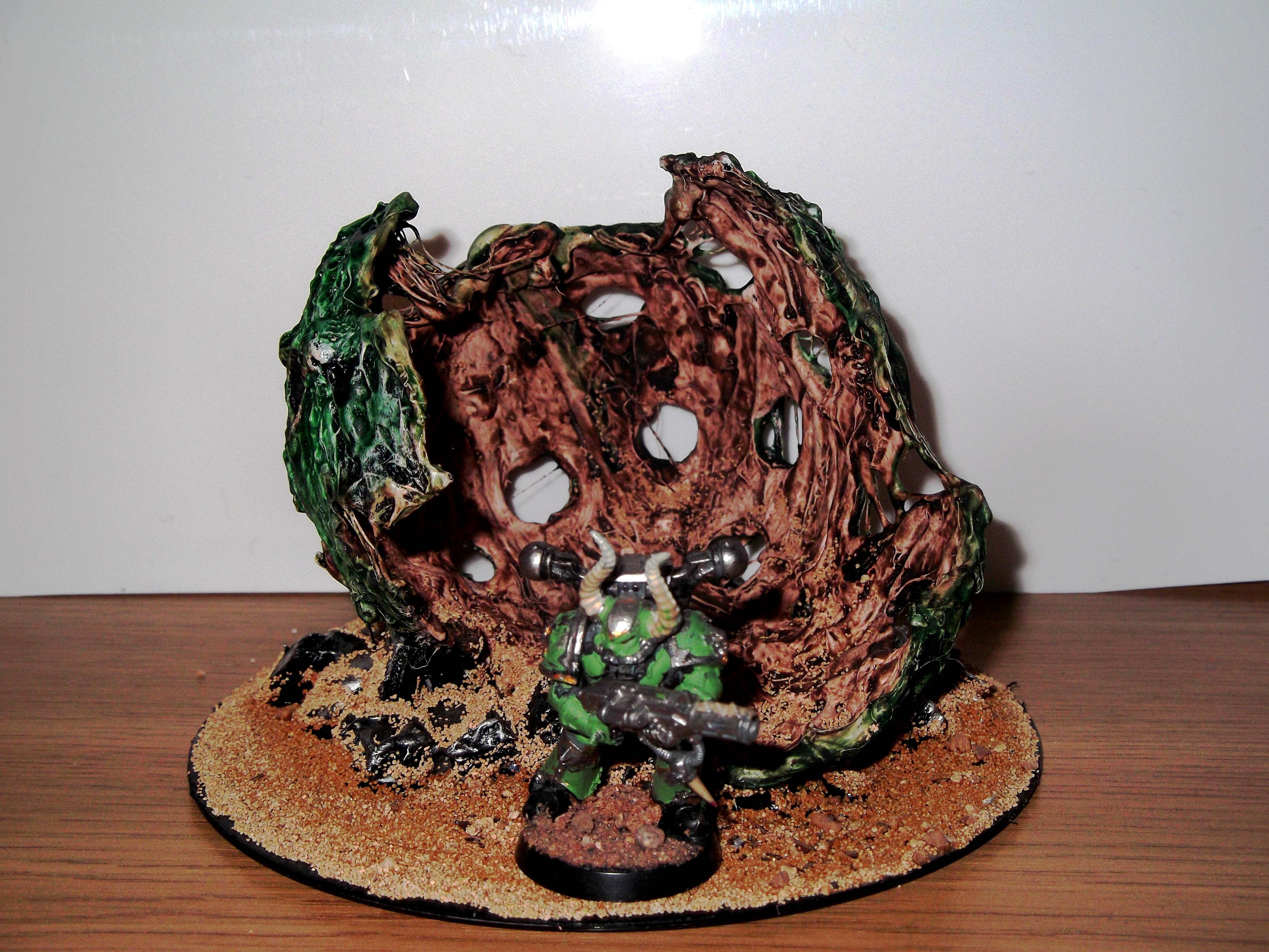 Conversion, Drop Pod, Gaunts, Mycetic Spore, Scratch Build, Tyranids, Washed