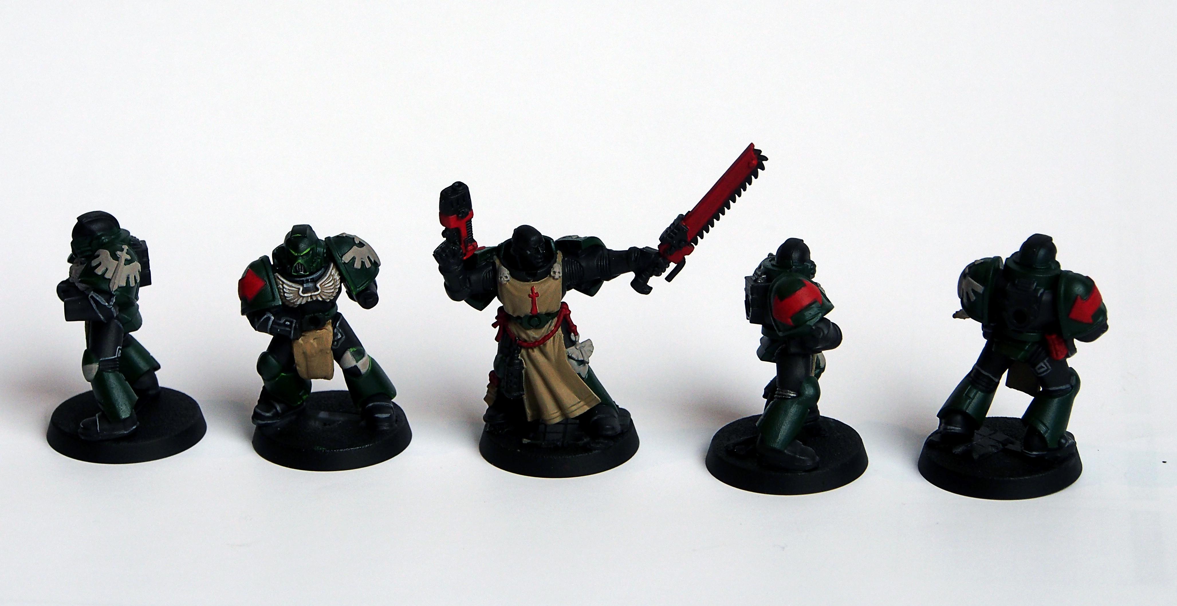 Dark Angels, Green, Greenstuff, Tactical Squad, Work In Progress