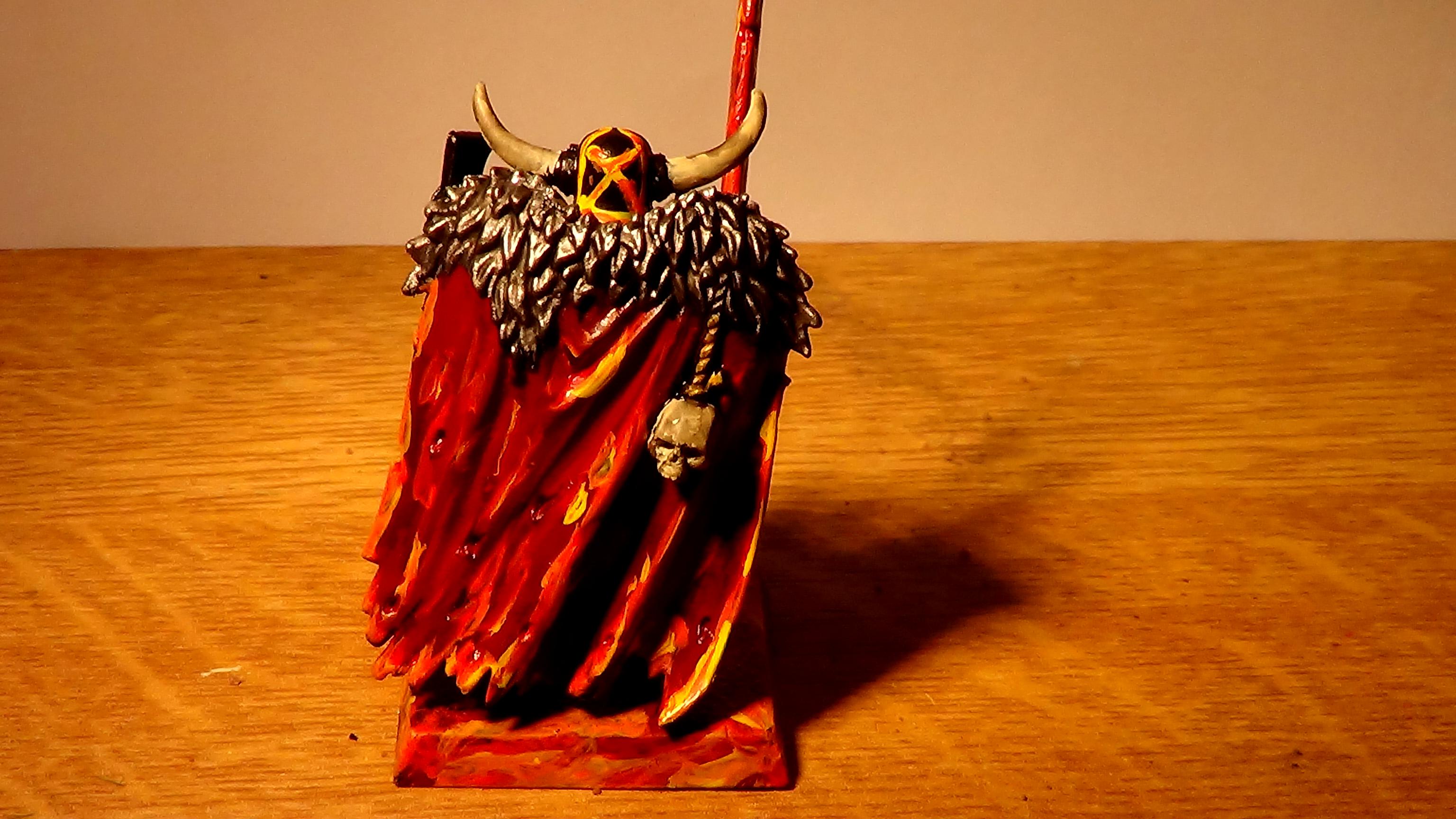 Chaos, Chaos Warrior, Flames, Khorne, Warhammer Fantasy