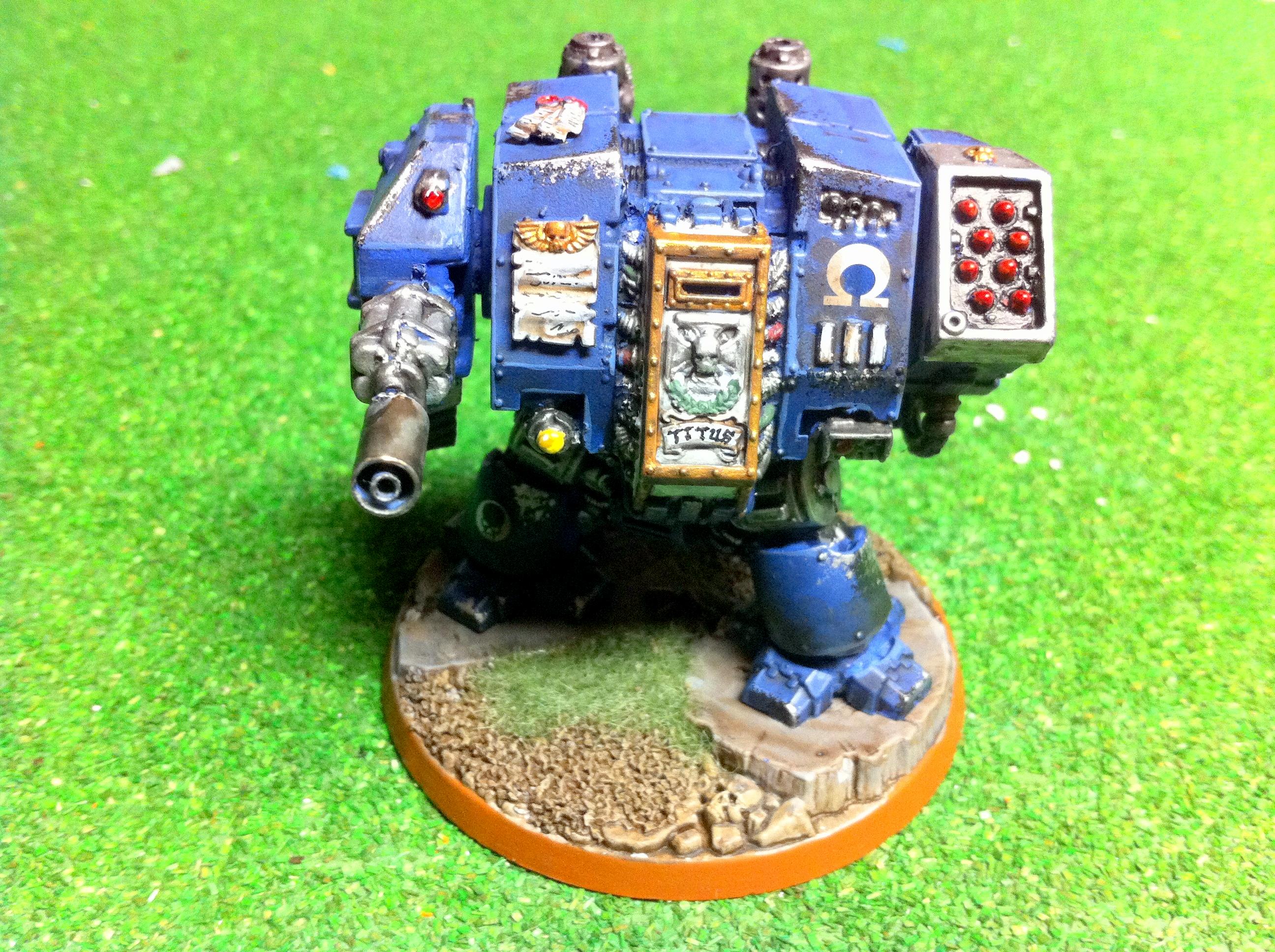 Dreadnought, Space Marines, Ultramarines, Warhammer 40,000