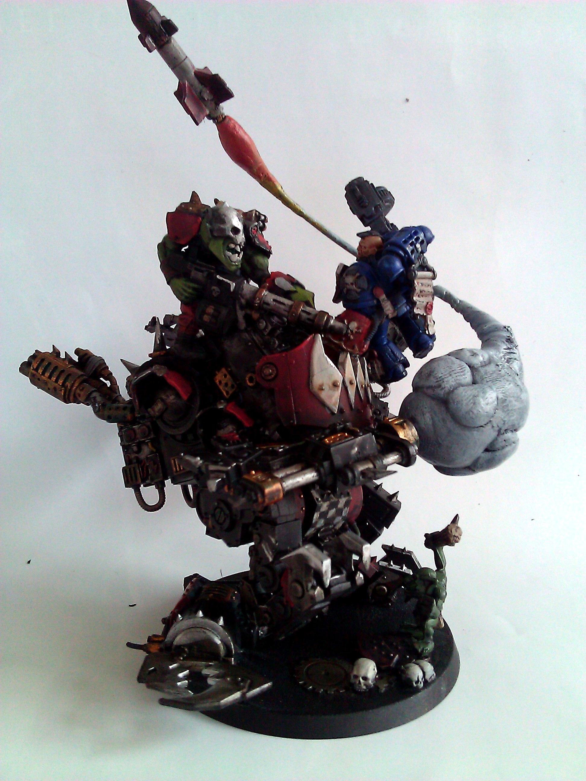 Crimson Fists, Orks, Space Marines, Warhammer 40,000
