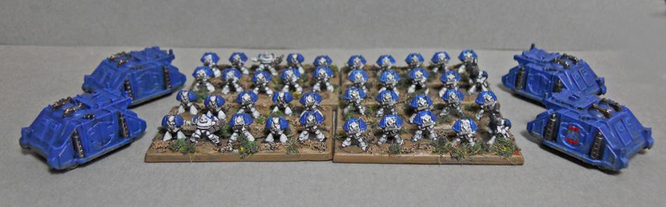 6mm, Epic, Space Marines, World Eaters