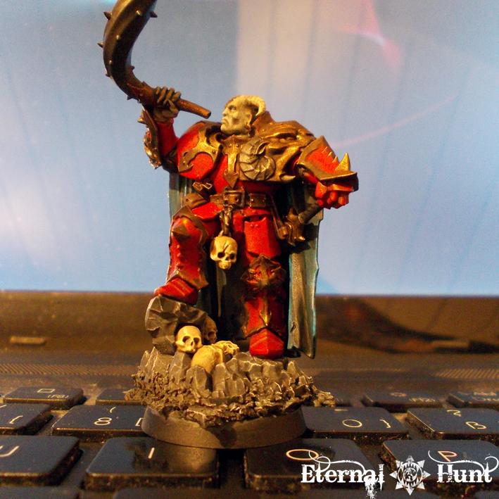 Chaos, Chaos Space Marines, Conversion, Counts As, Dark Apostle, Khorne, New Chaos Lord, Pip, Warhammer 40,000, World Eaters