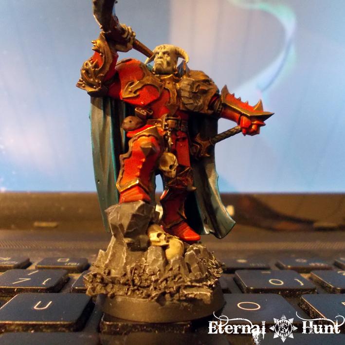 Chaos, Chaos Space Marines, Conversion, Counts As, Dark Apostle, Khorne, New Chaos Lord, Pip, Warhammer 40,000, World Eaters