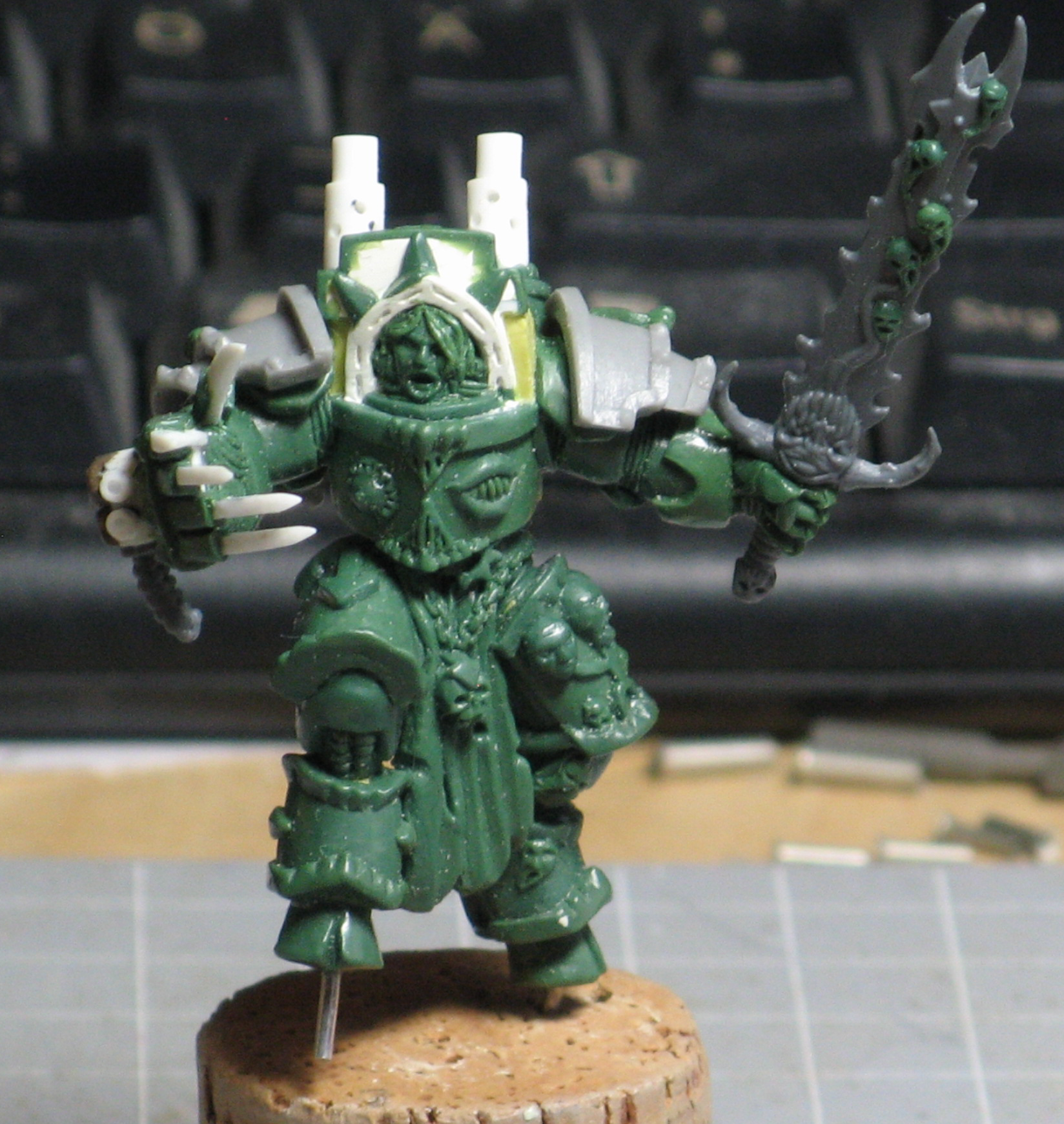 Abbabon, Chaos, Chaos Space Marines, Counts As, Scratch Build, Warhammer 40,000, Work In Progress