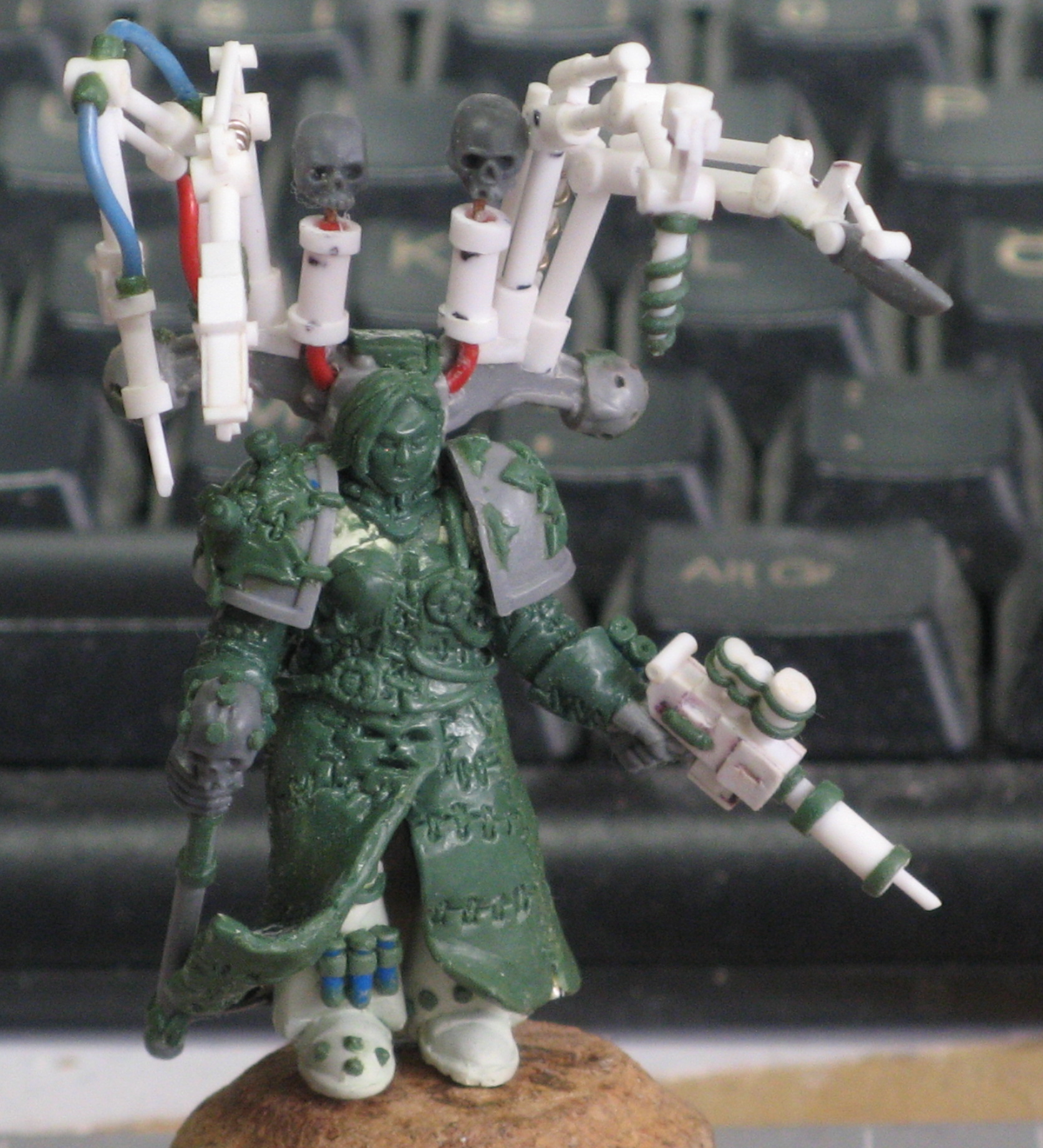 Chaos, Chaos Space Marines, Conversion, Counts As, Fabius Bile, Female, Warhammer 40,000