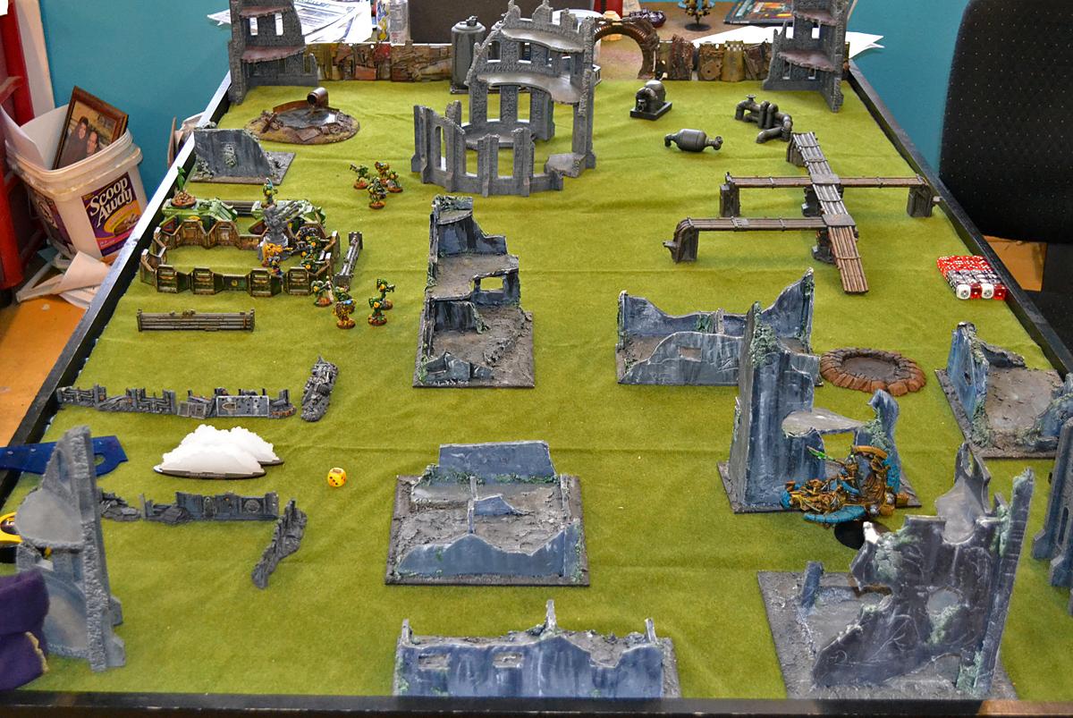 Battle Report, Necrons, Space Marines, Warhammer 40,000