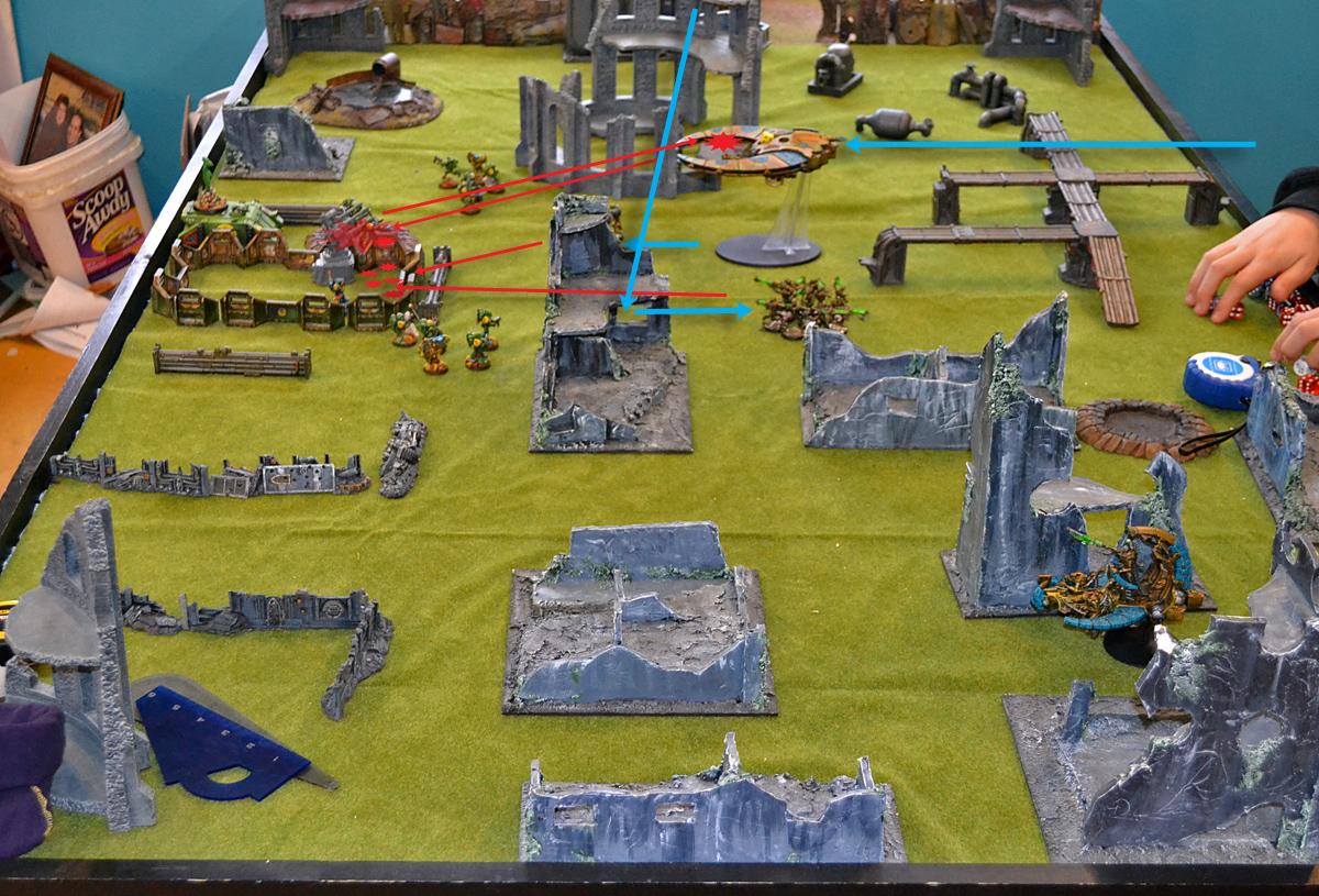 Battle Report, Necrons, Space Marines, Warhammer 40,000
