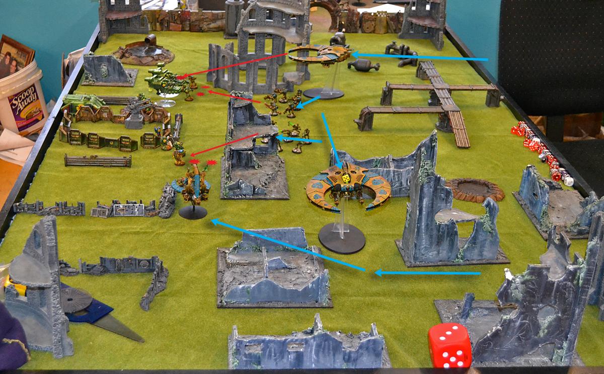 Battle Report, Necrons, Space Marines, Warhammer 40,000