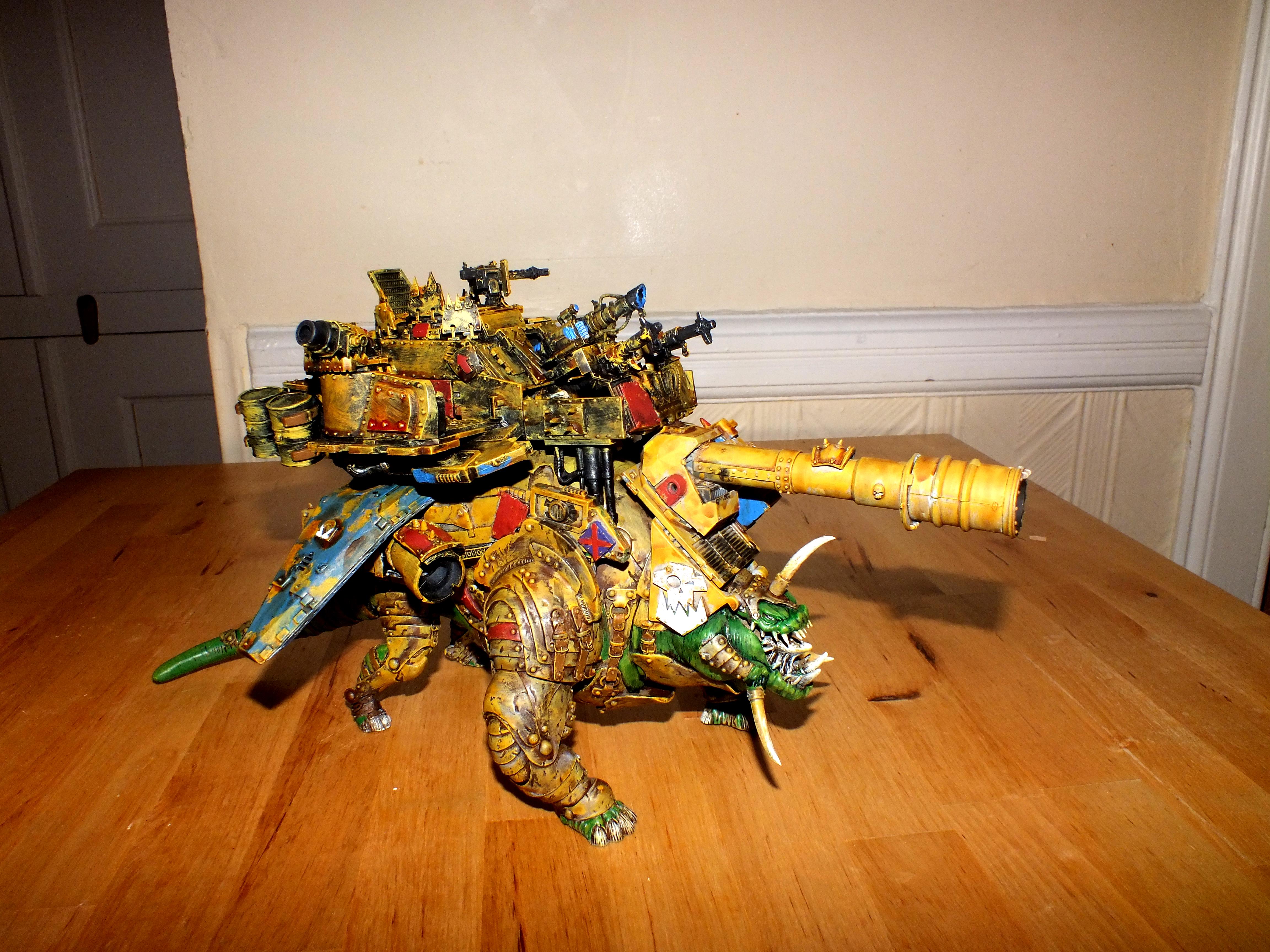 Gargantuan, Kitbash, Orks, Squiggoth, Work In Progress